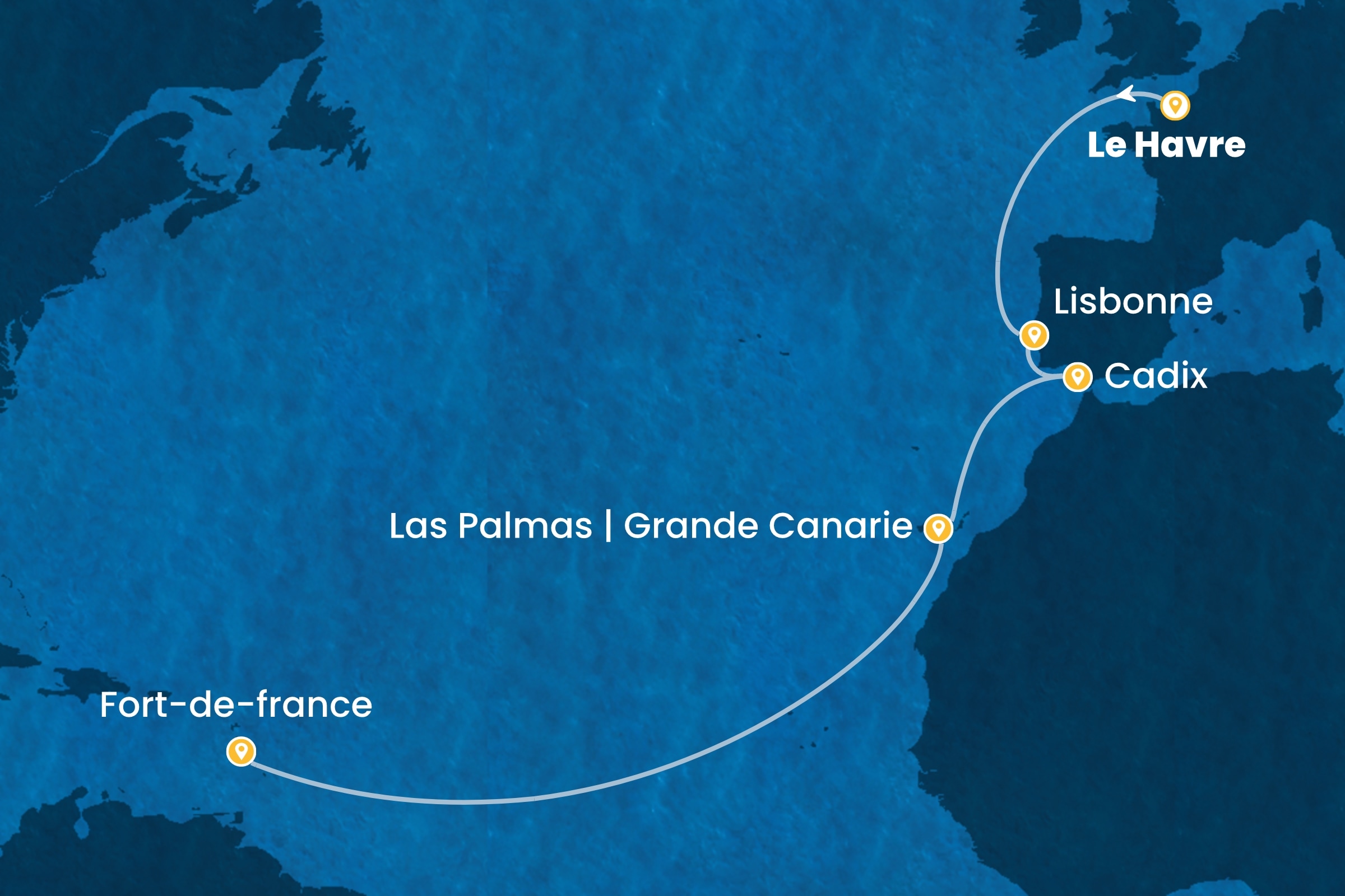 Carte de l’itinéraire
