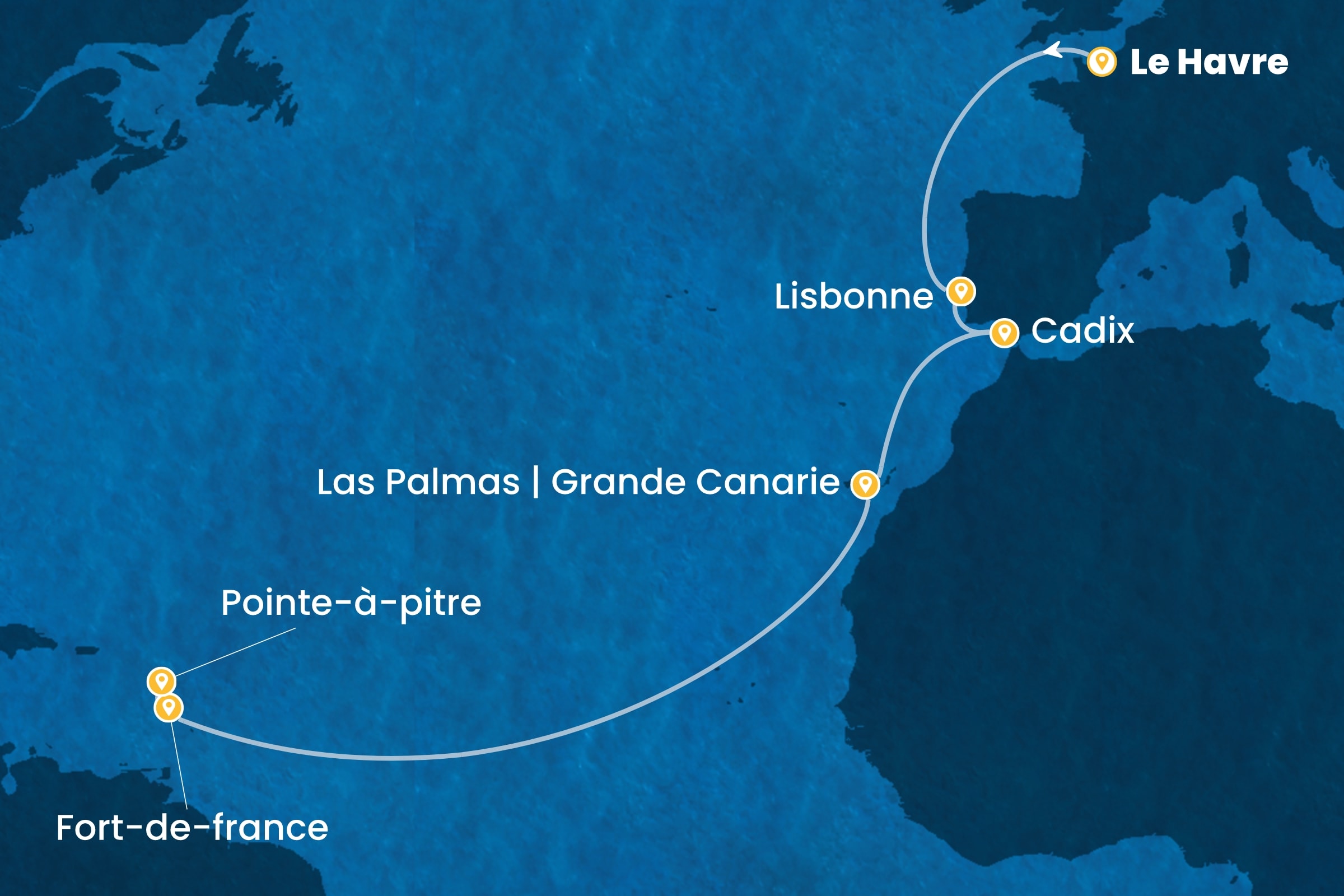Carte de l’itinéraire