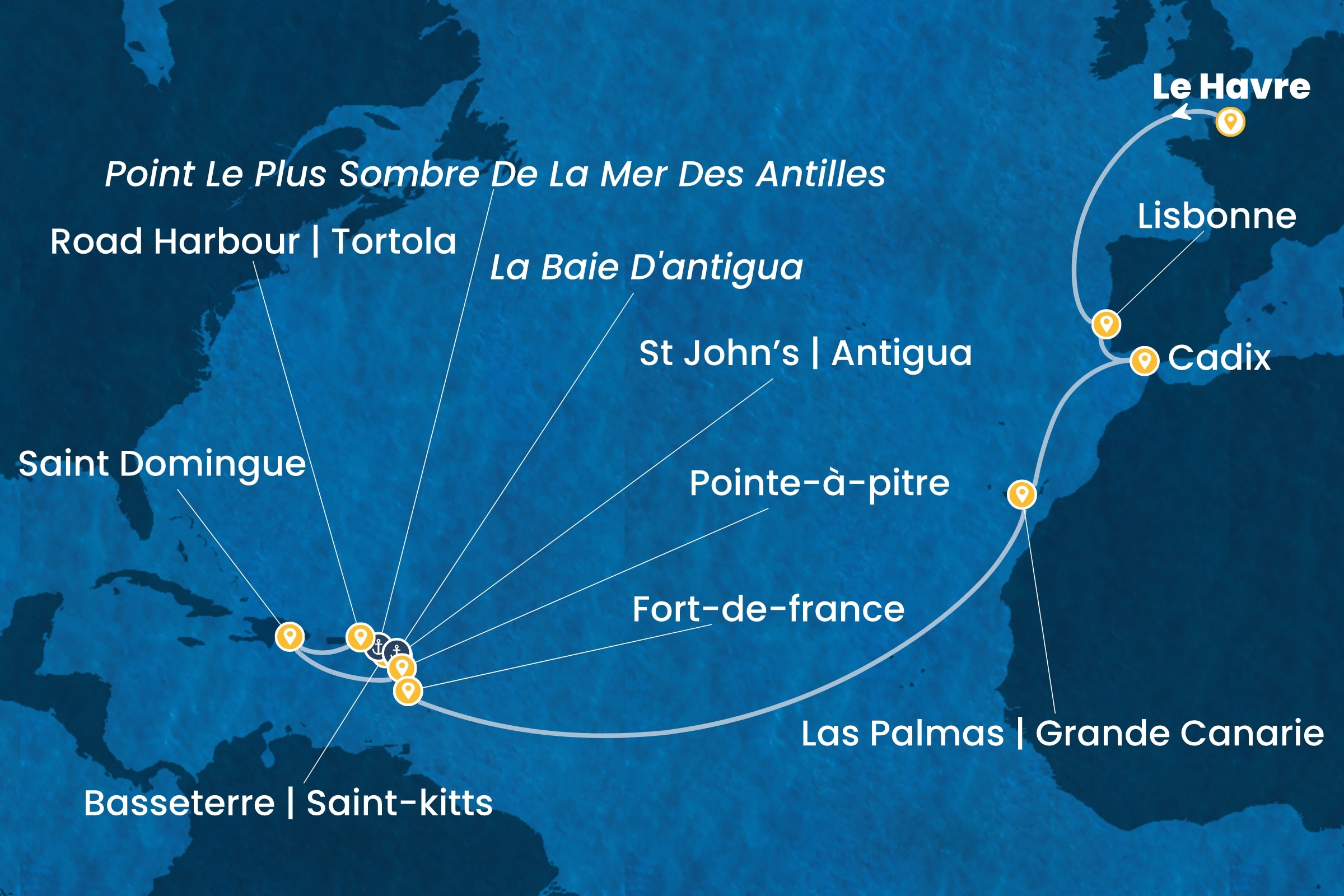 Carte de l’itinéraire