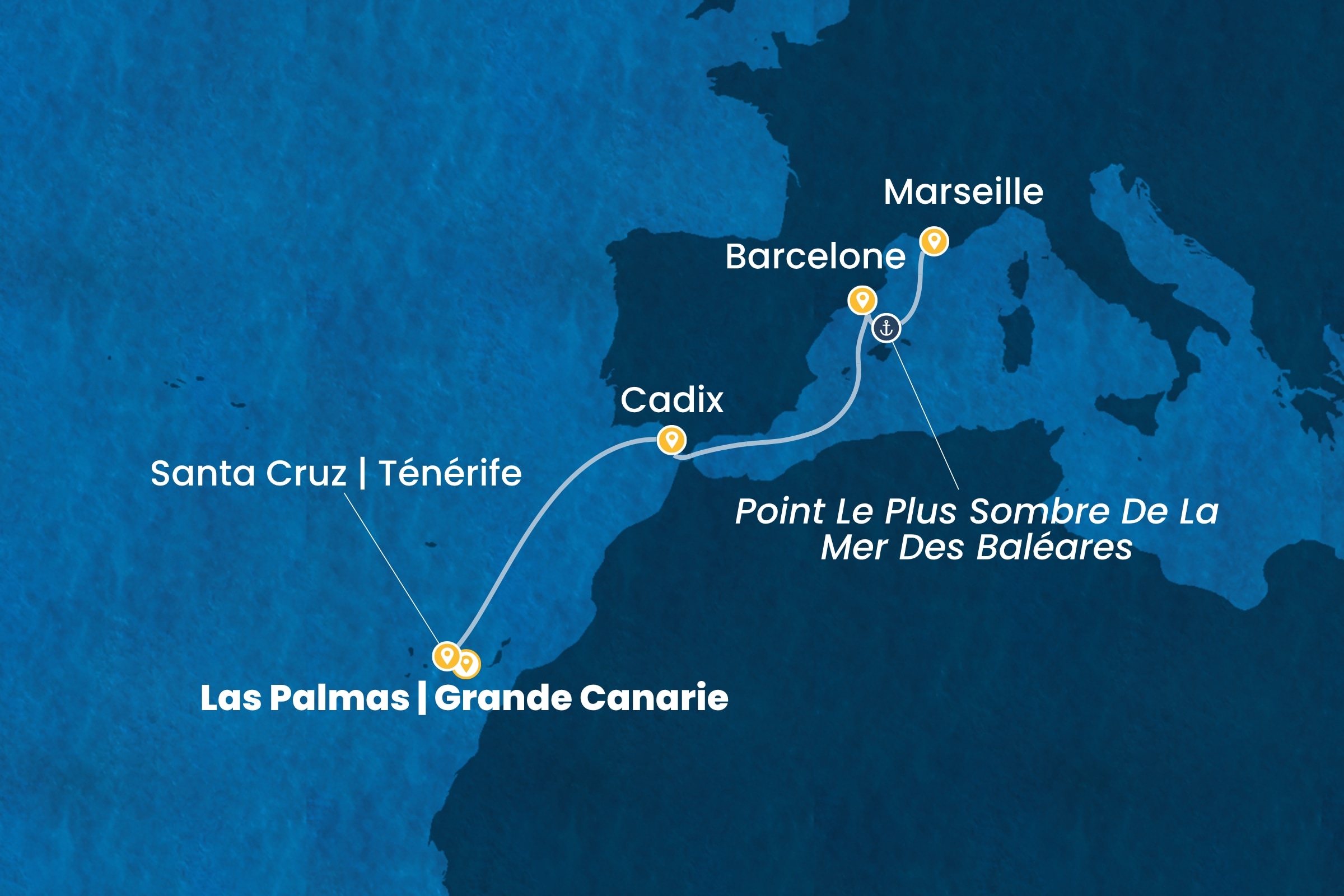 Carte de l’itinéraire
