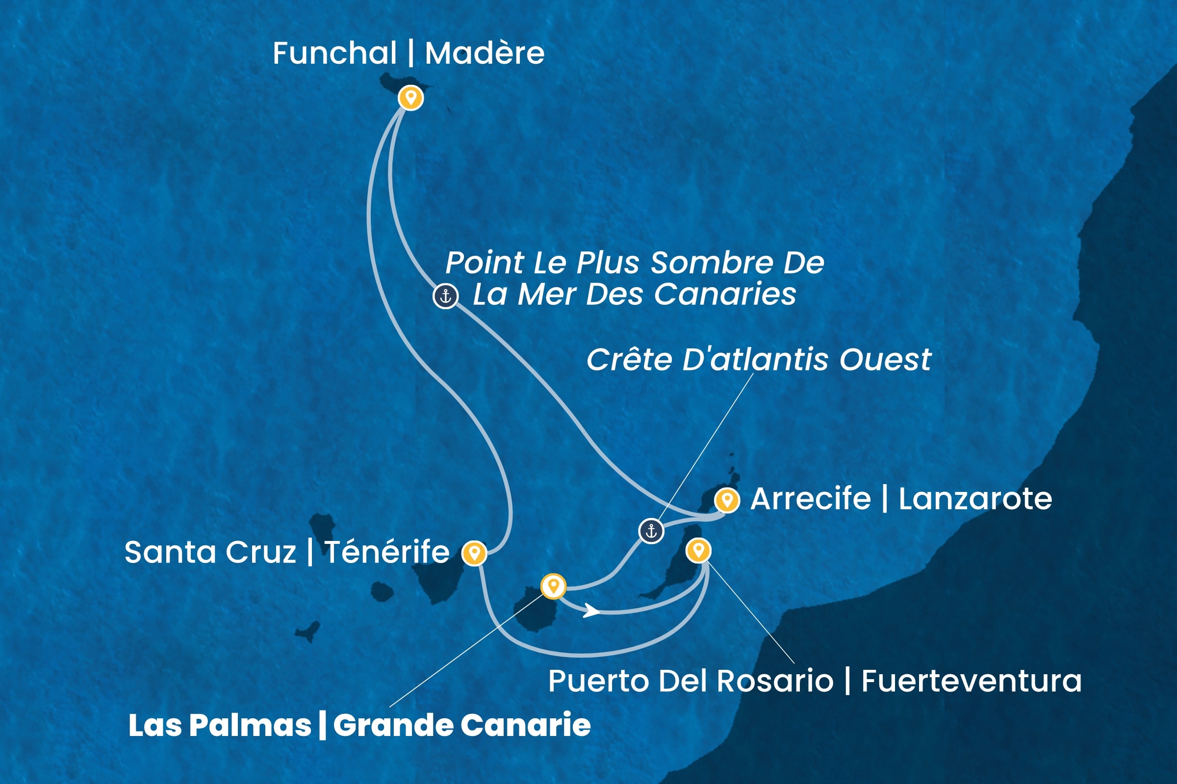 Carte de l’itinéraire