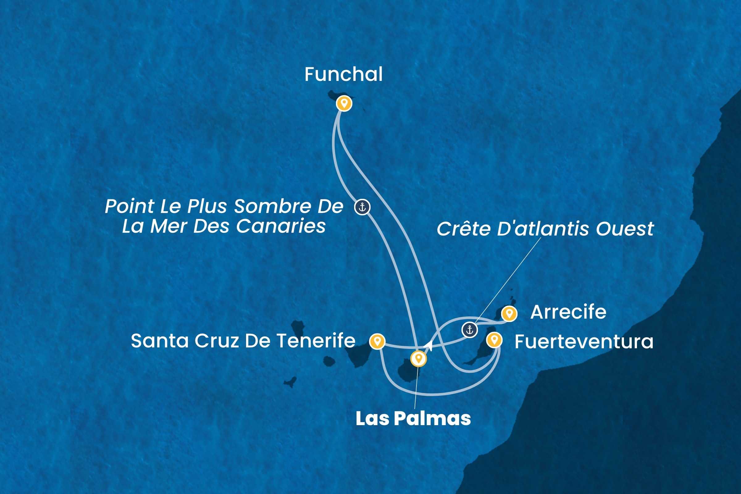 Carte de l’itinéraire