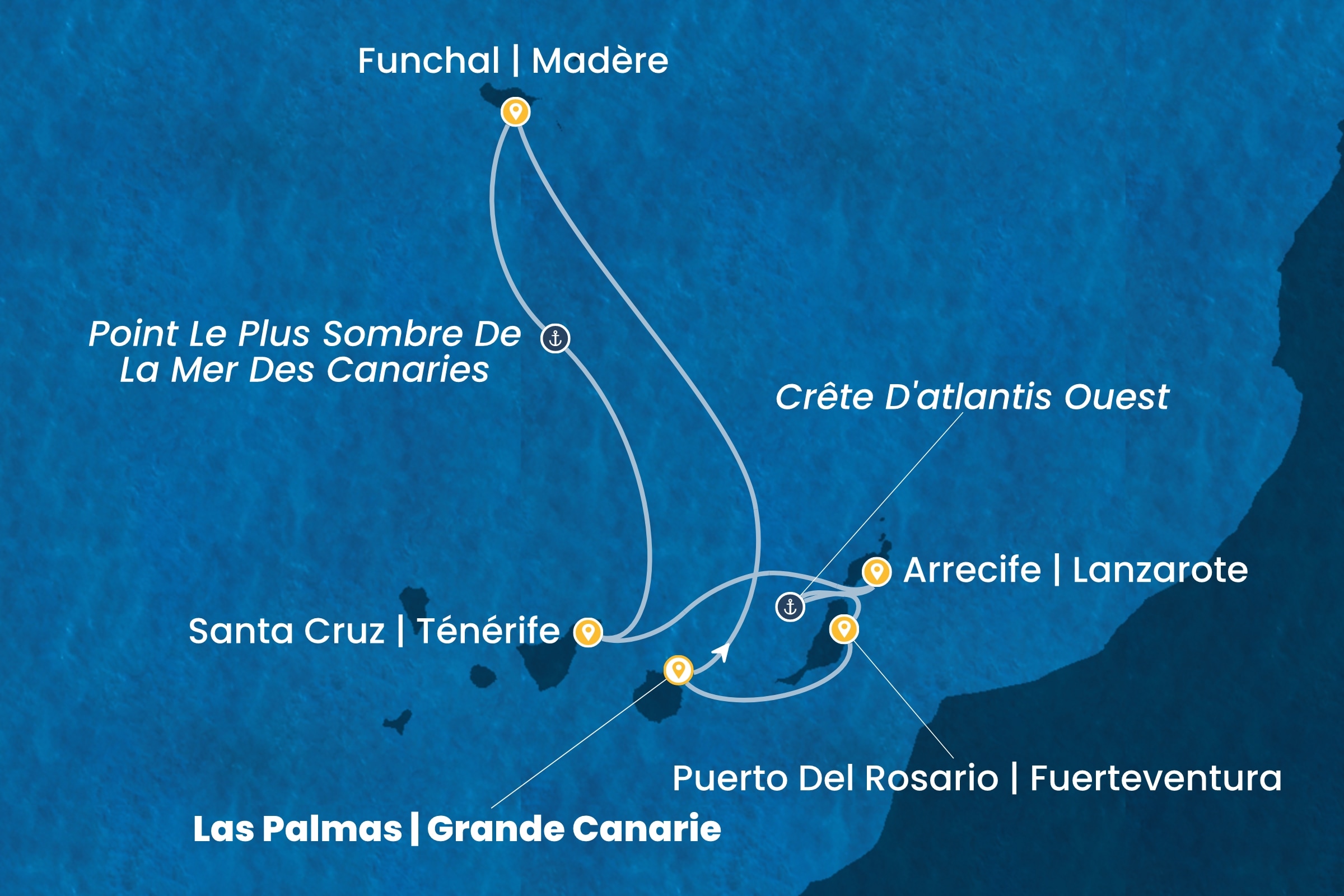 Carte de l’itinéraire