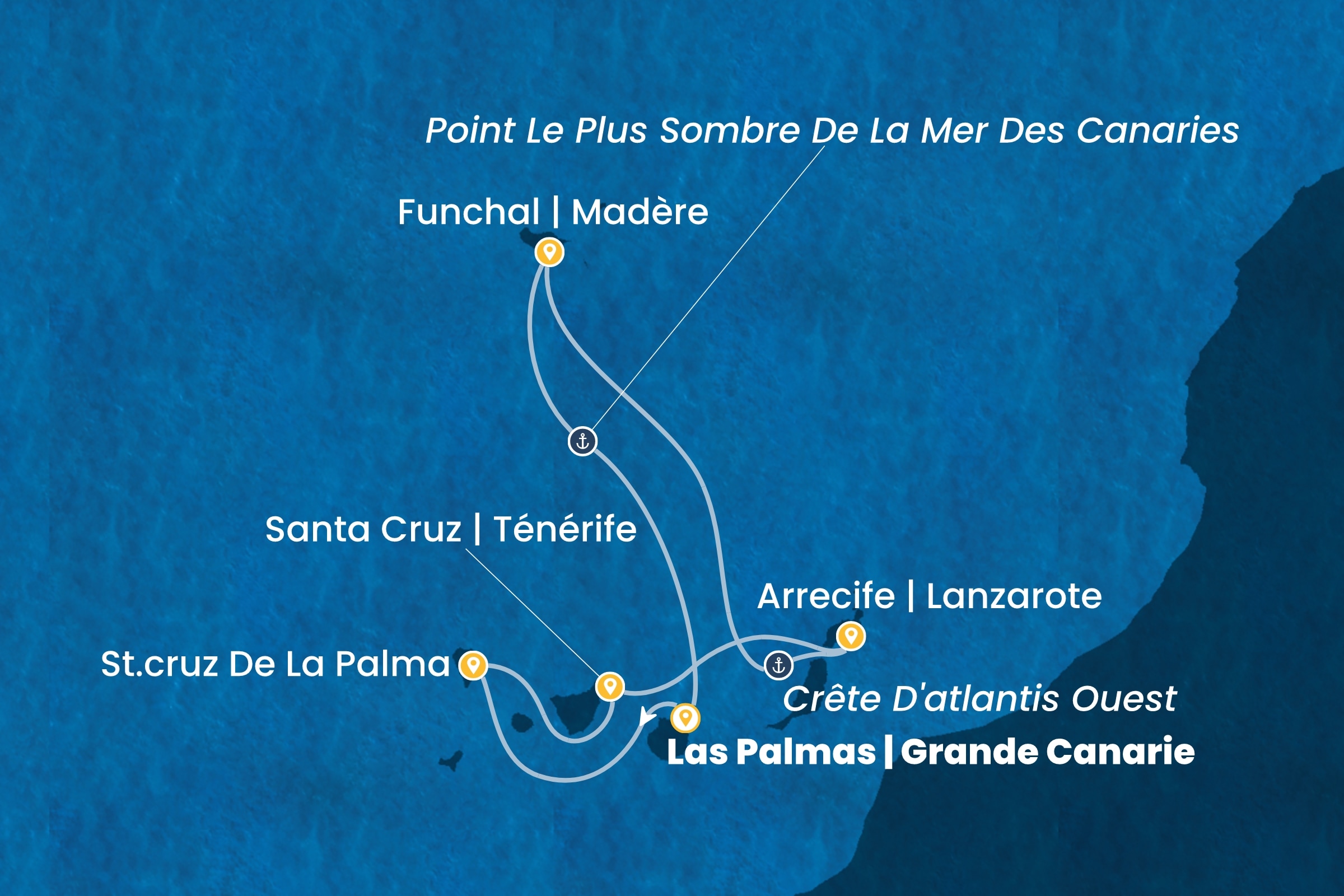 Carte de l’itinéraire