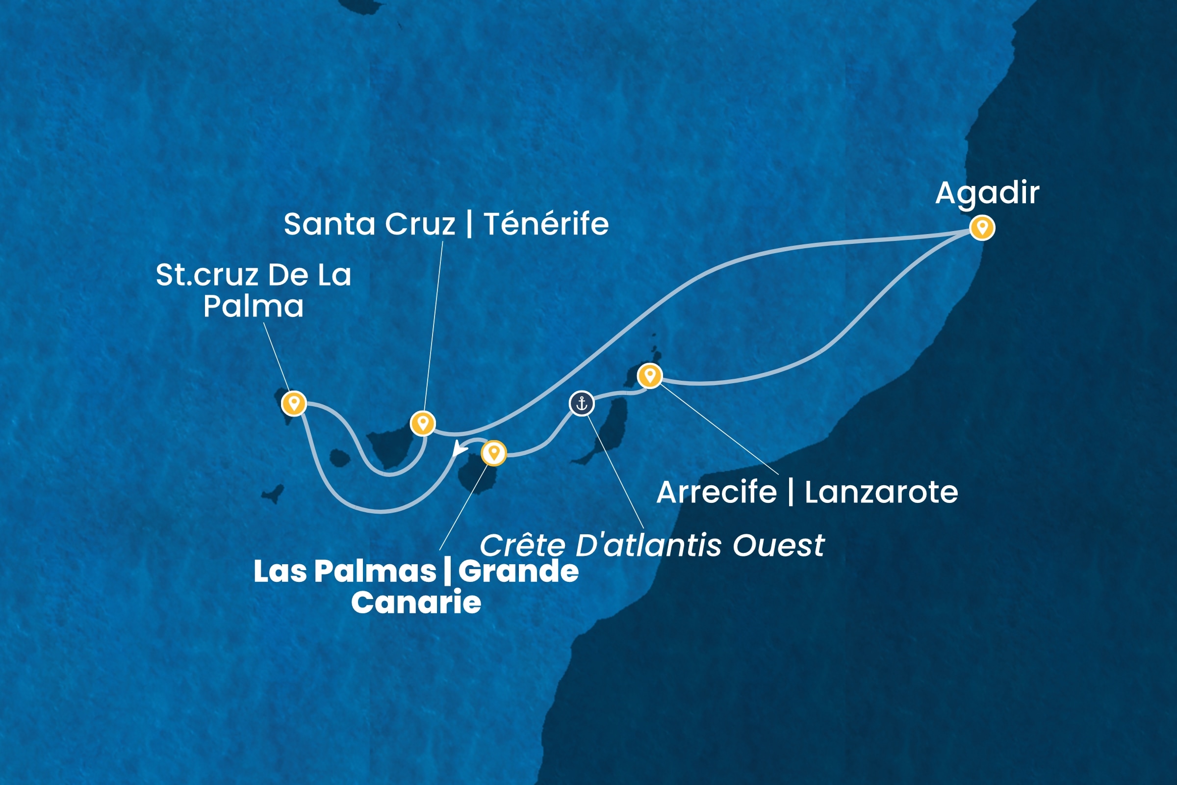 Carte de l’itinéraire