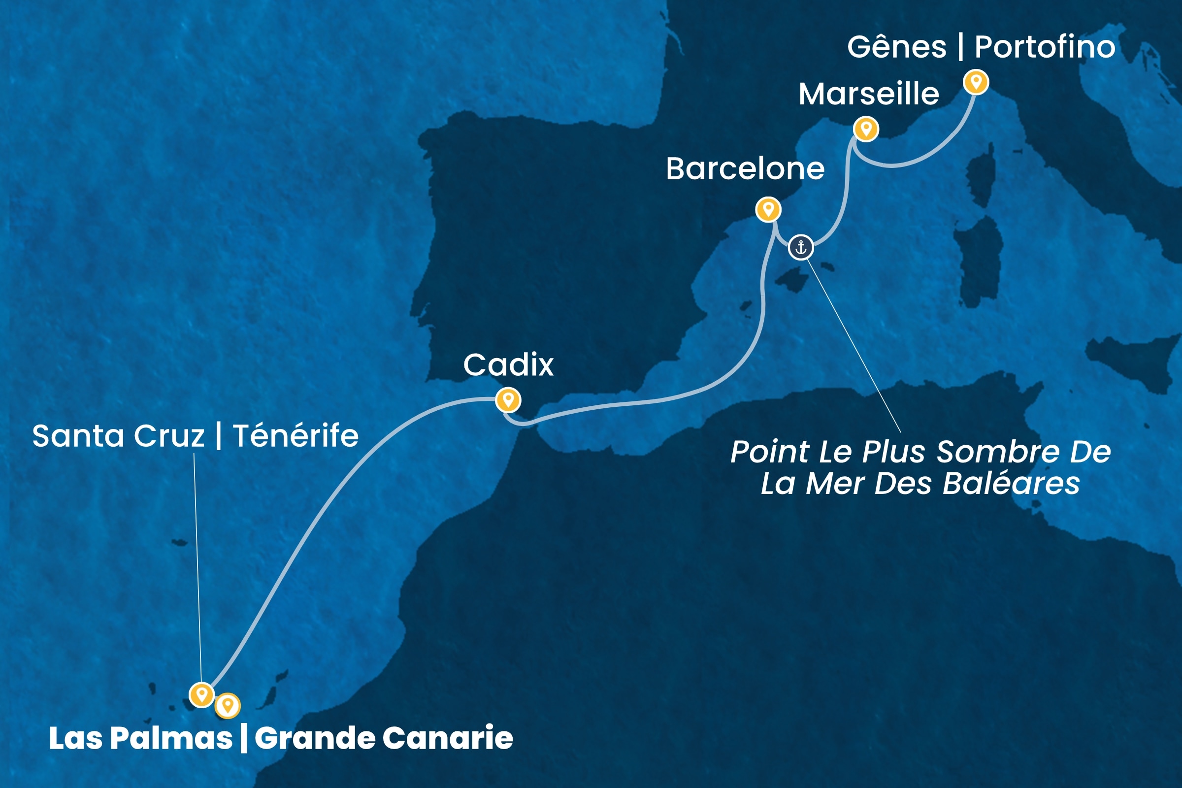 Carte de l’itinéraire