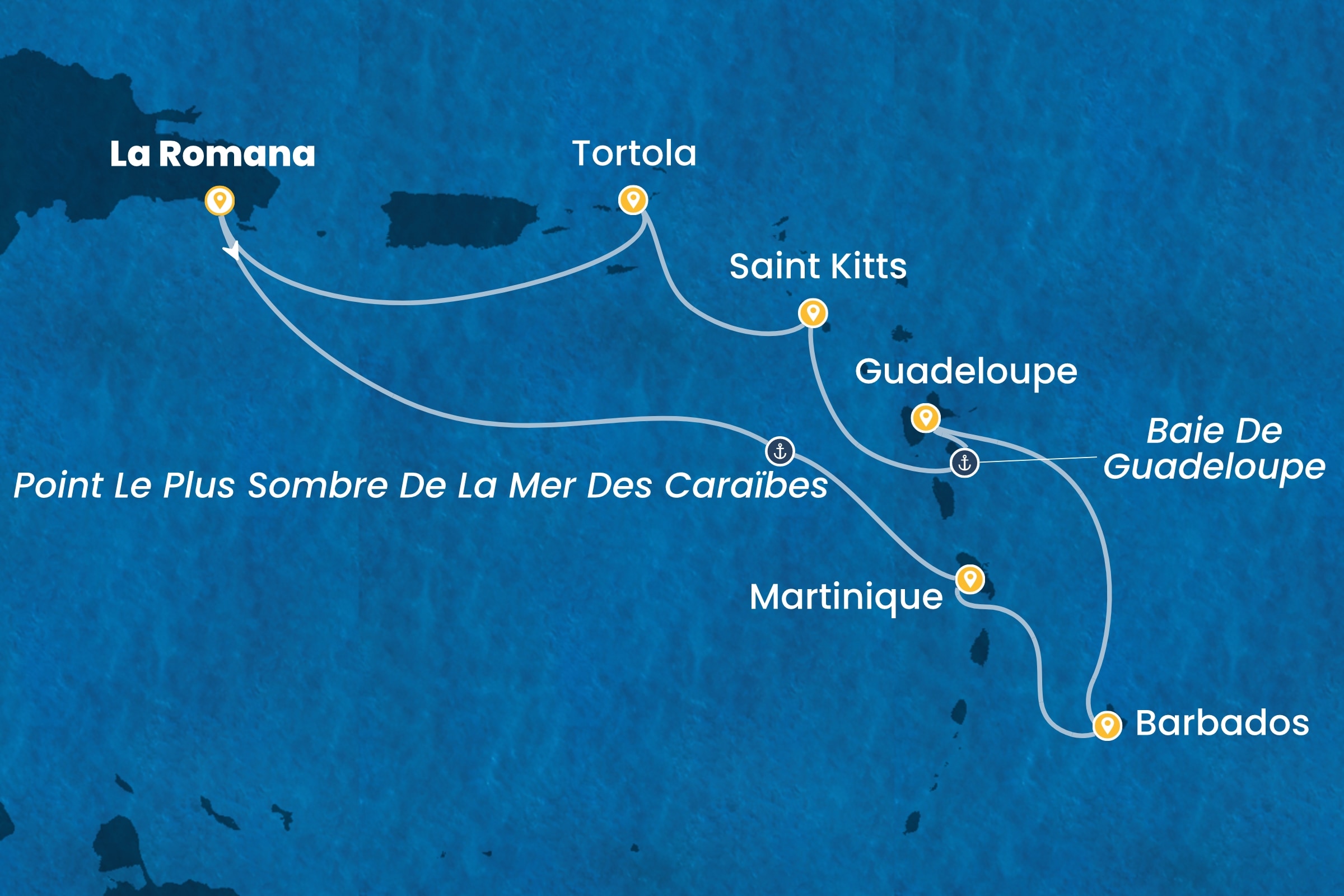 Carte de l’itinéraire