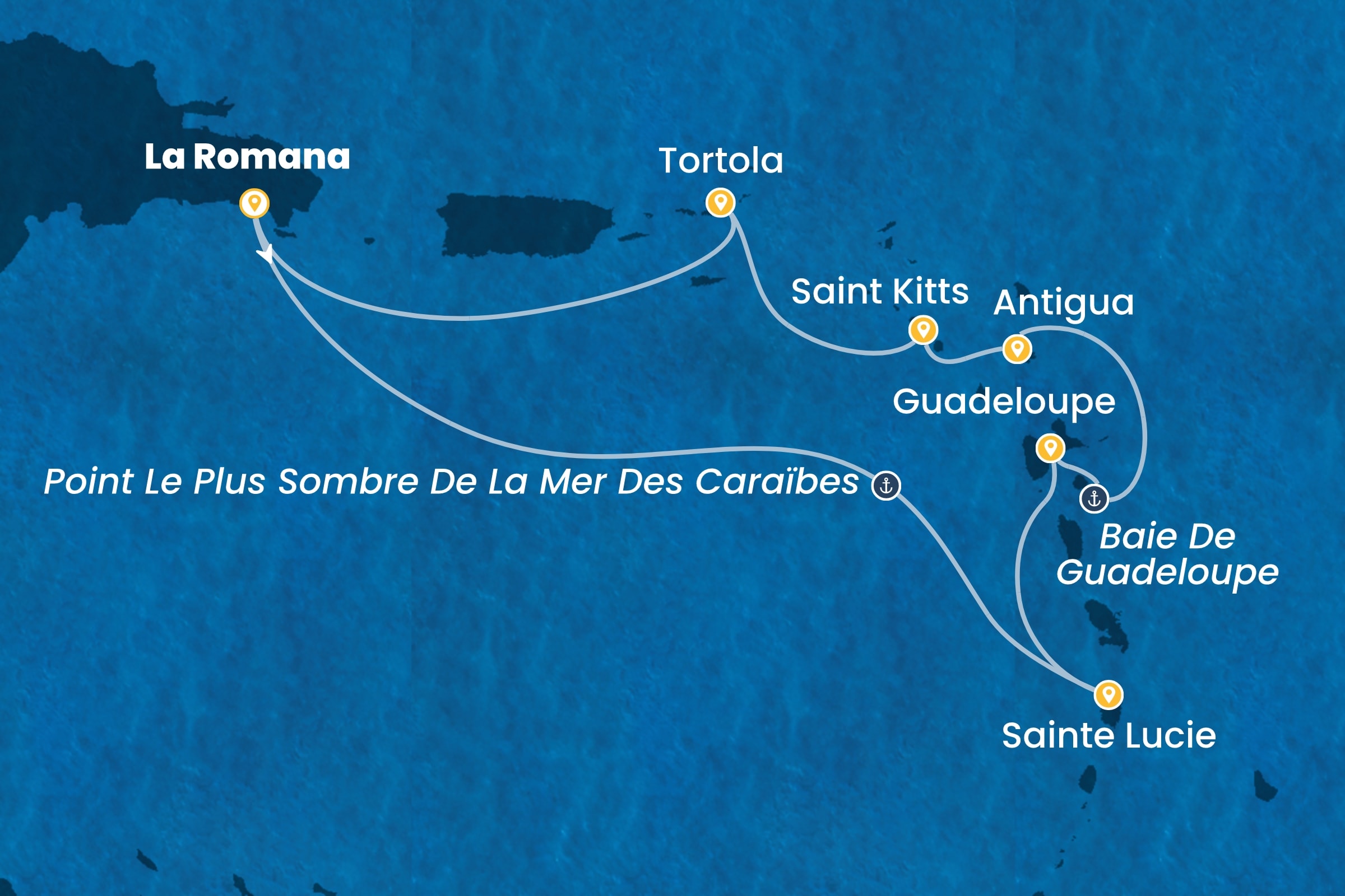 Carte de l’itinéraire