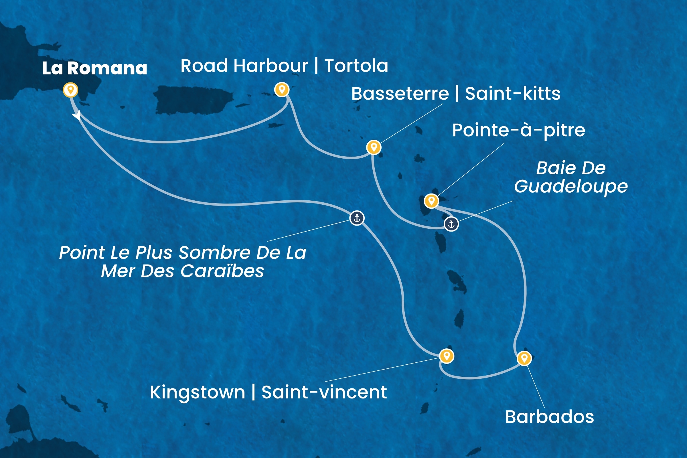 Carte de l’itinéraire