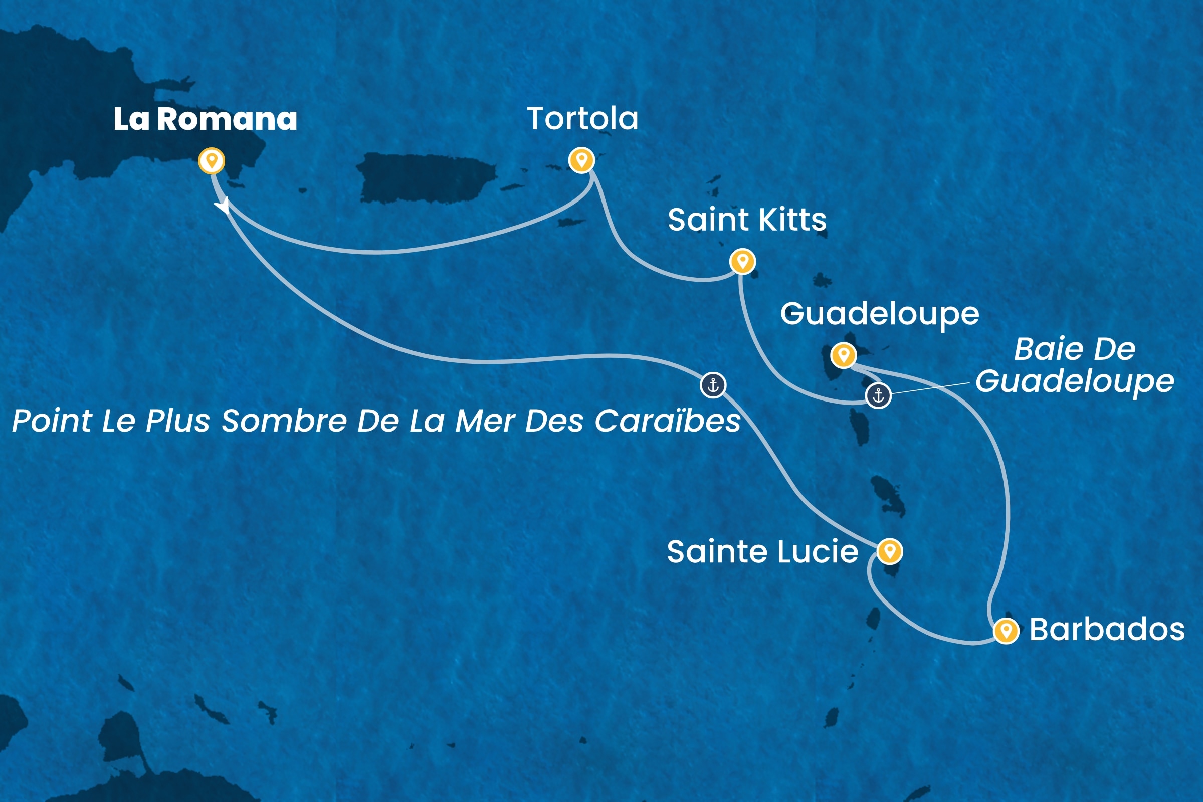 Carte de l’itinéraire