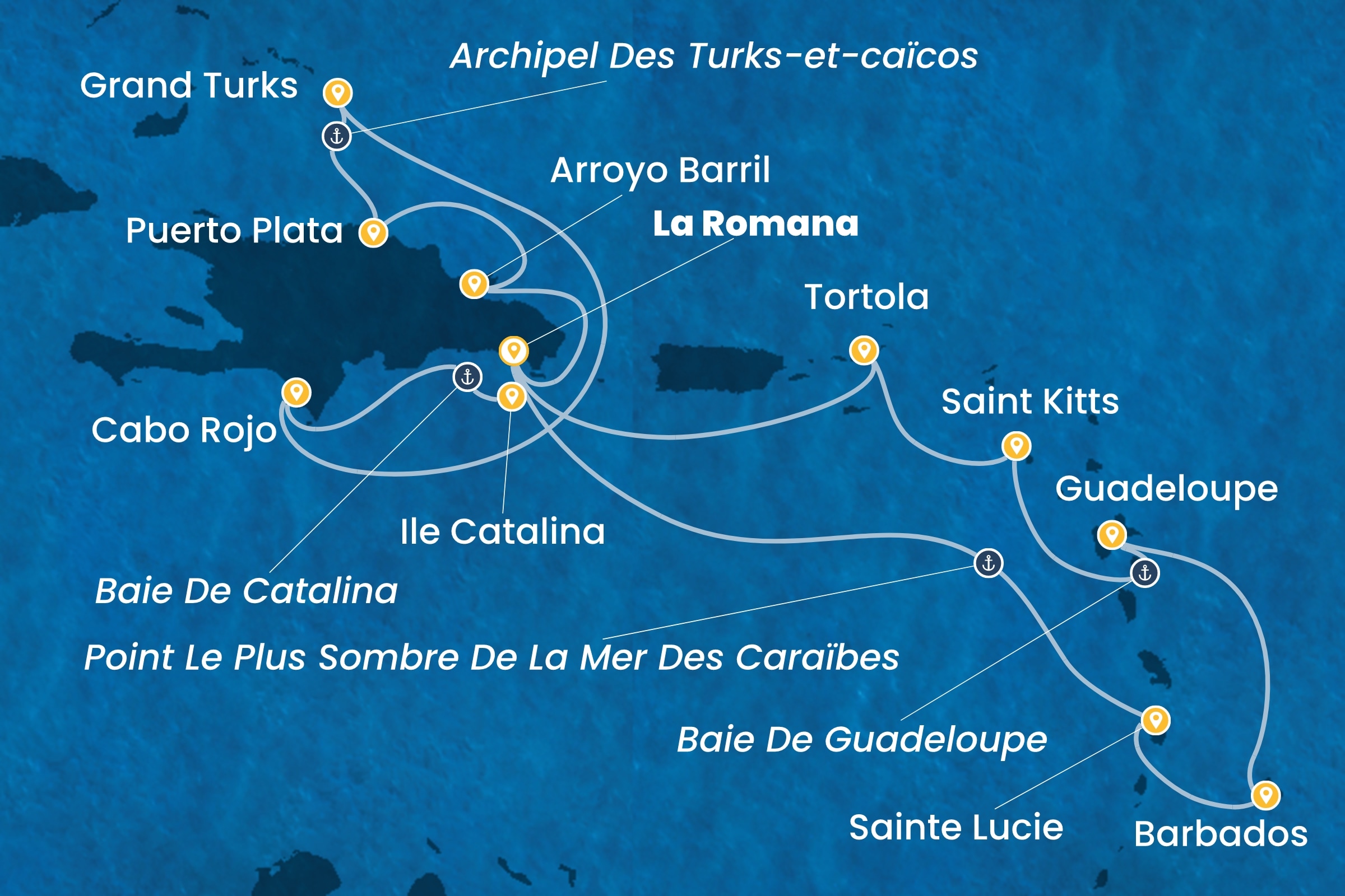 Carte de l’itinéraire