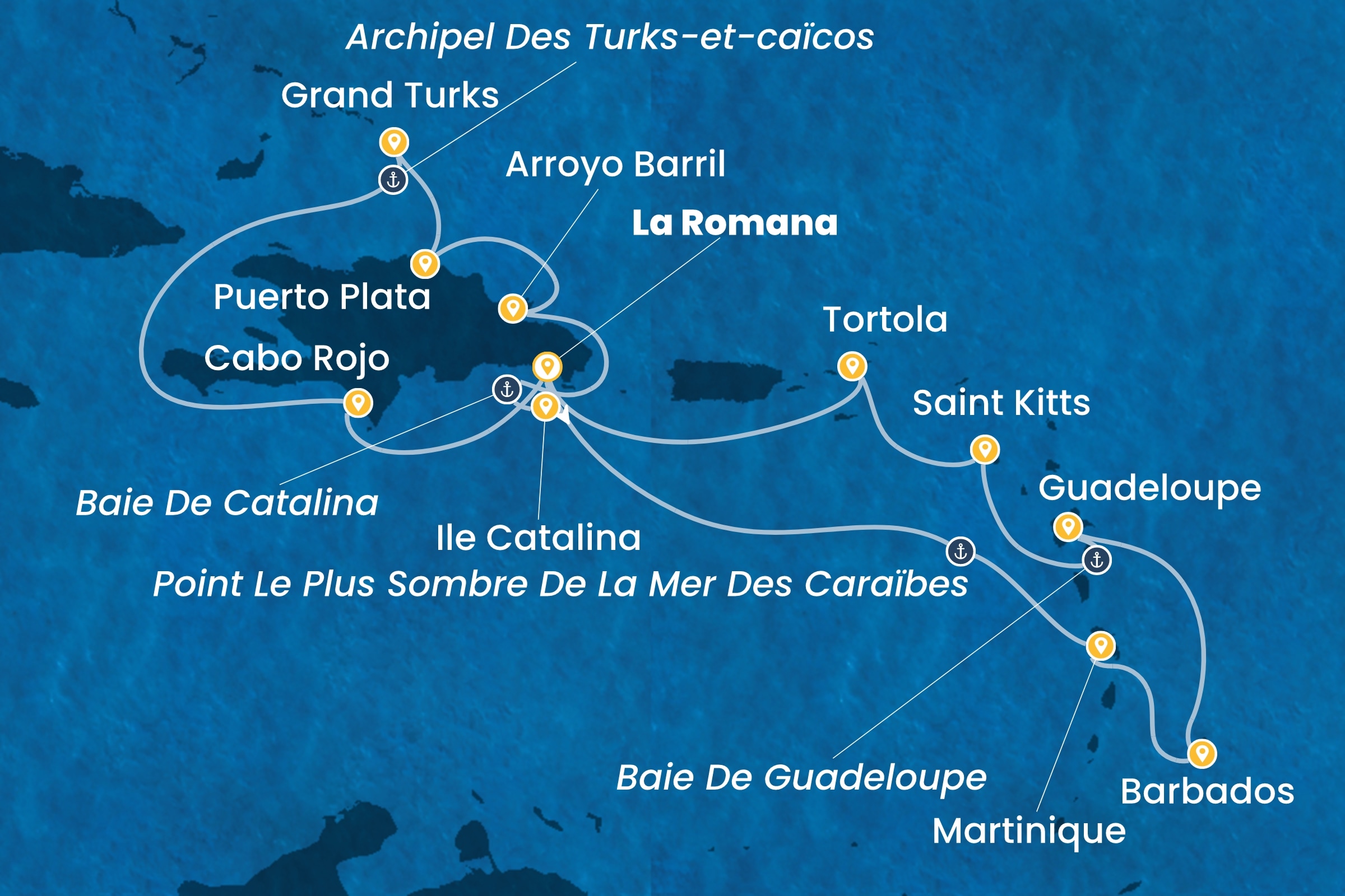 Carte de l’itinéraire