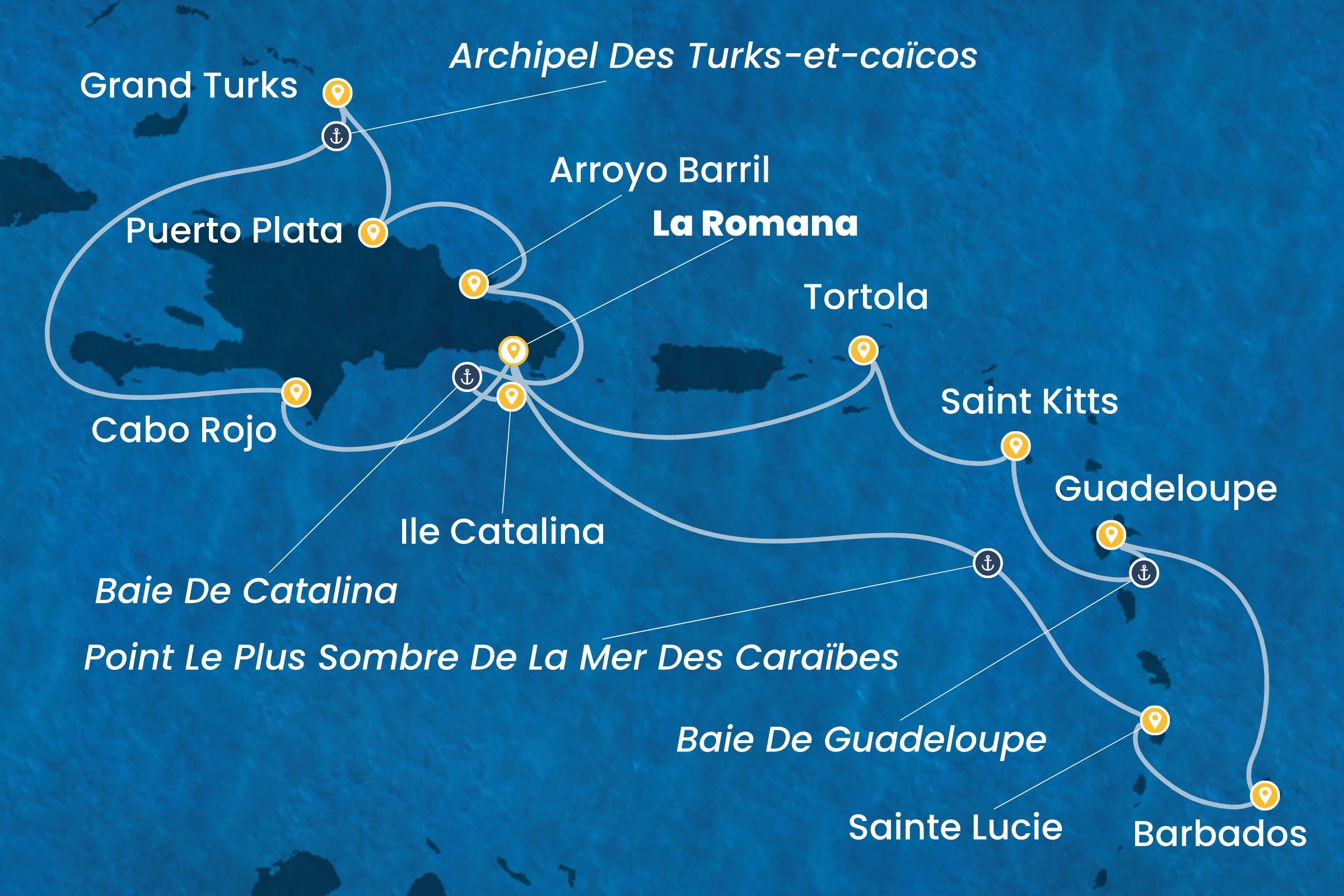 Carte de l’itinéraire
