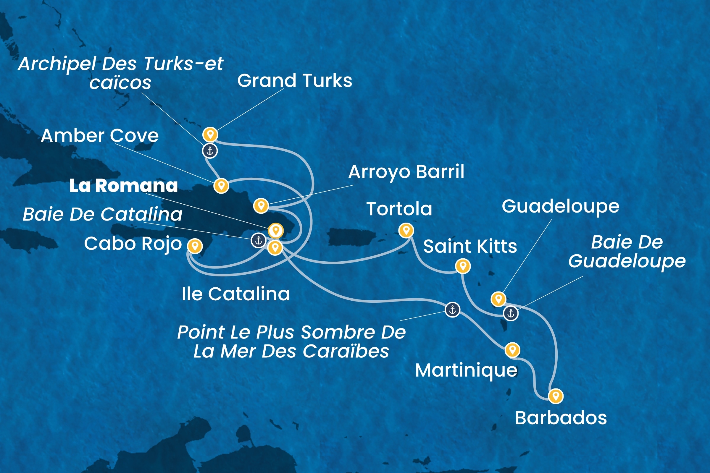 Carte de l’itinéraire