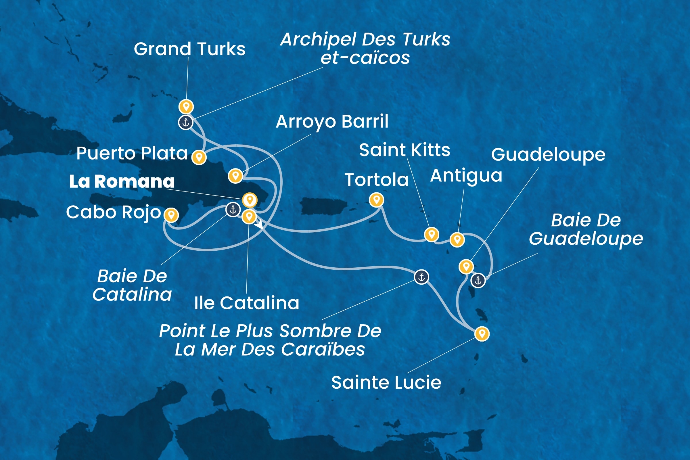 Carte de l’itinéraire