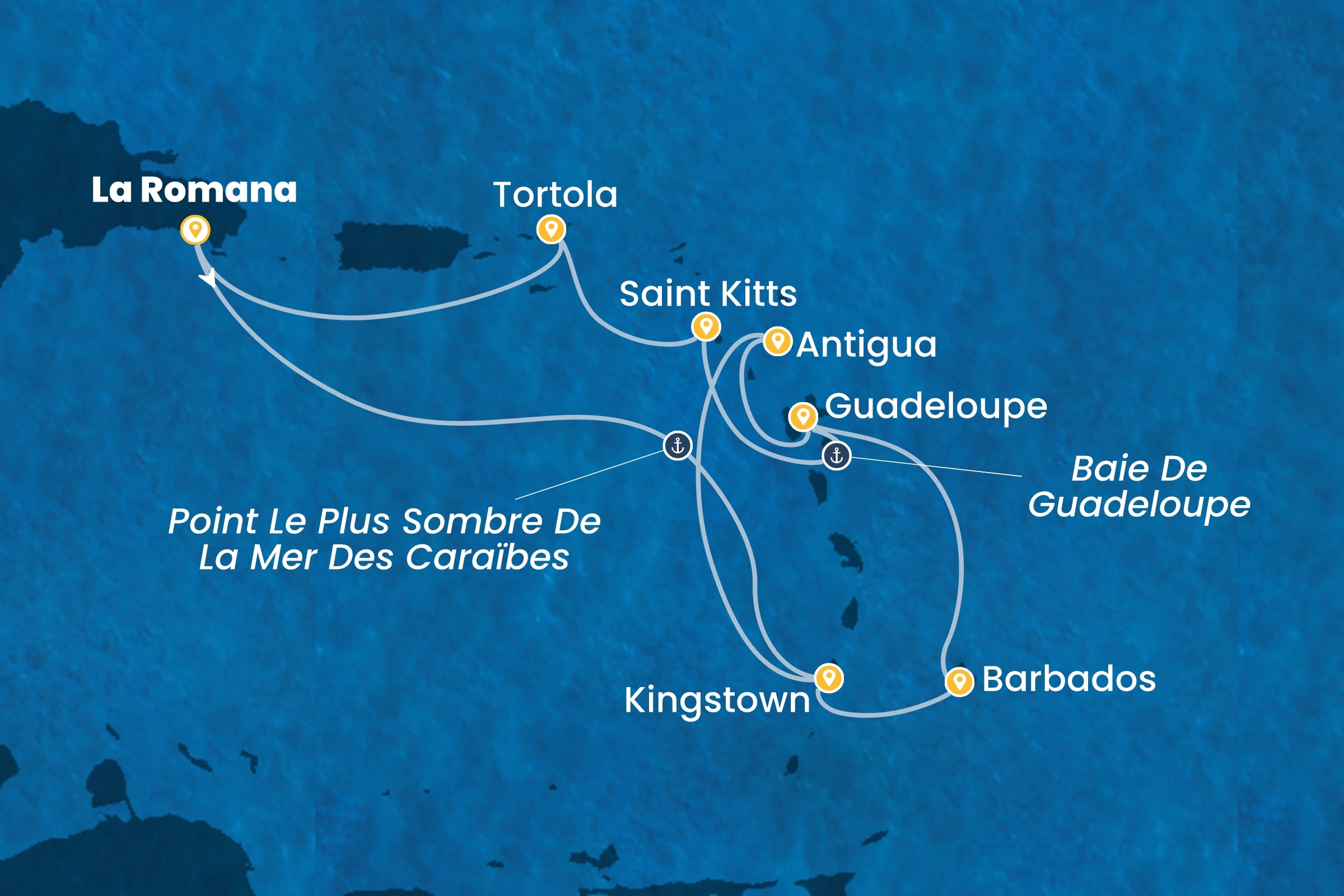 Carte de l’itinéraire