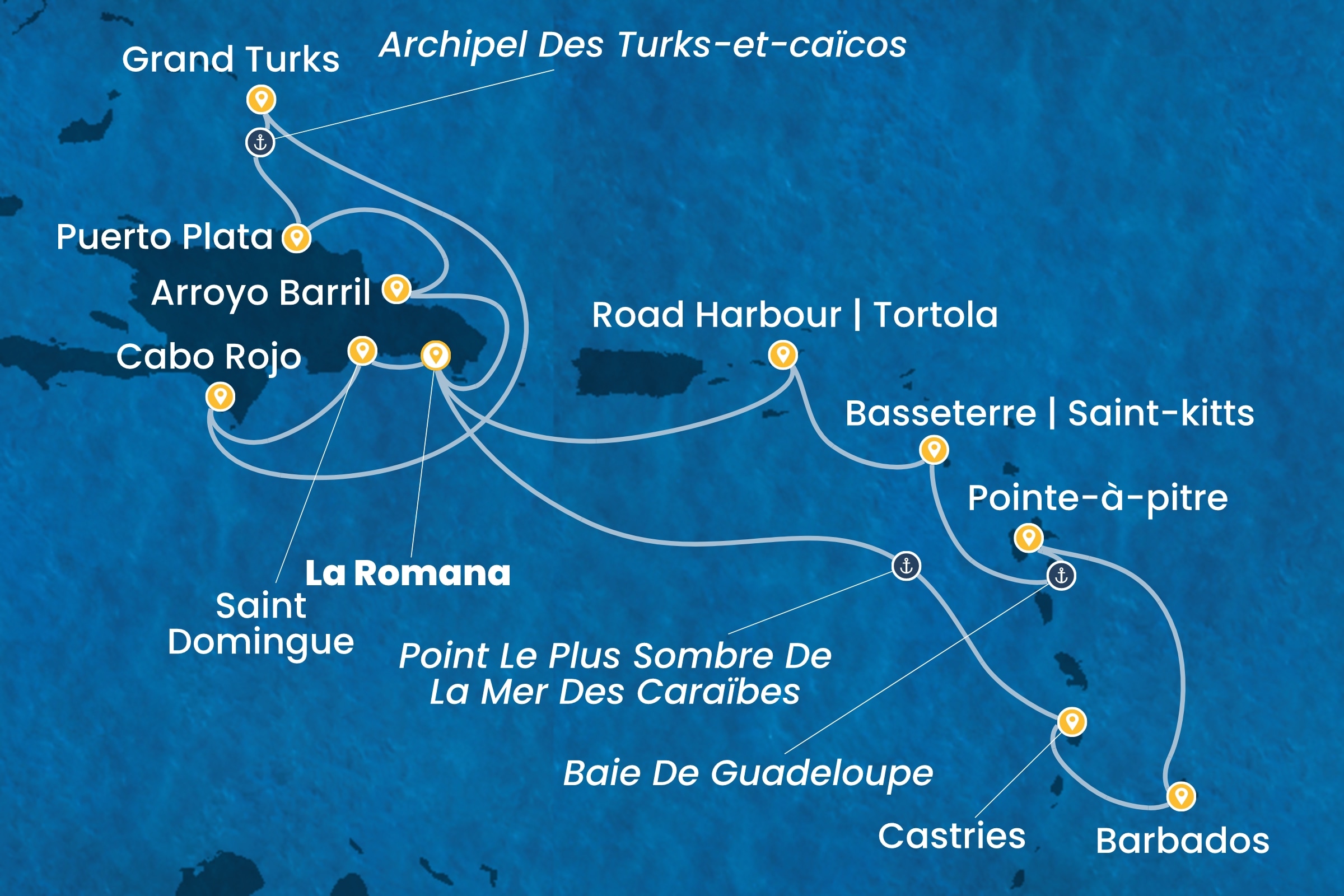 Carte de l’itinéraire