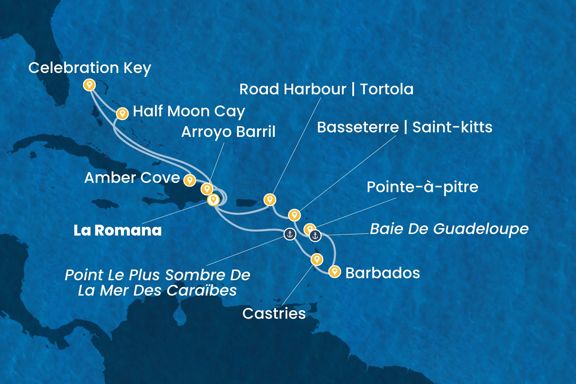 Carte de l’itinéraire