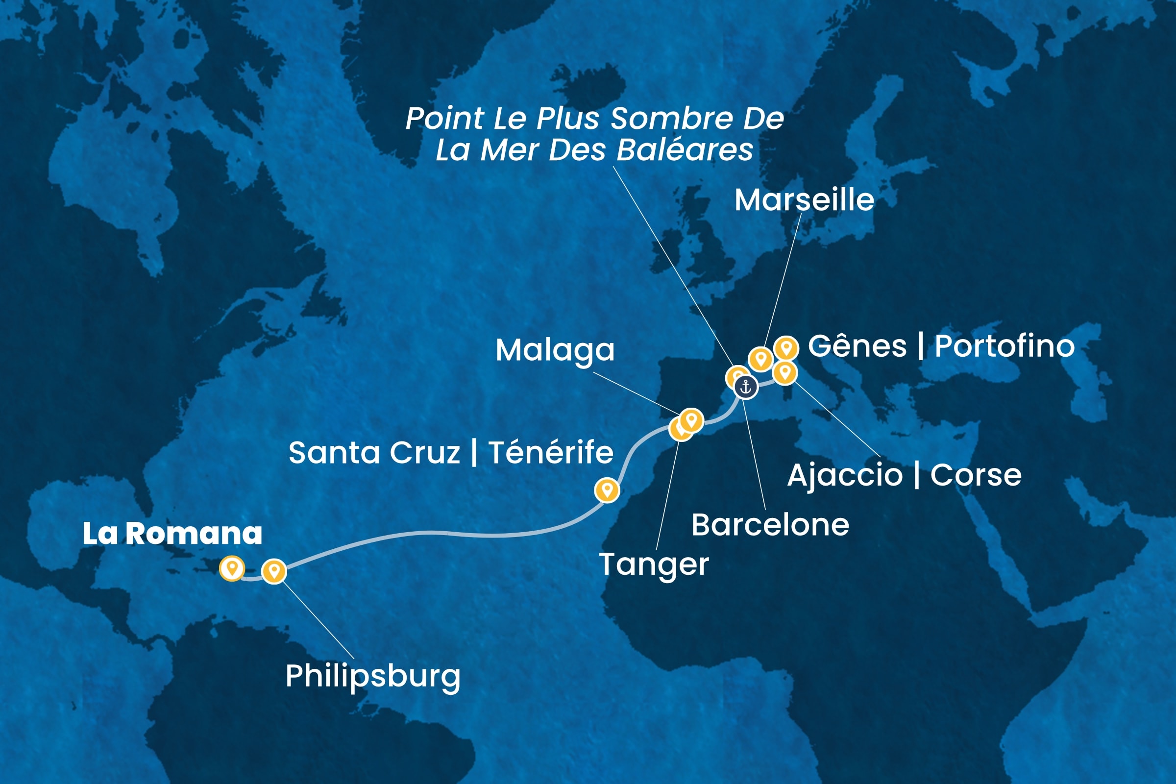 Carte de l’itinéraire
