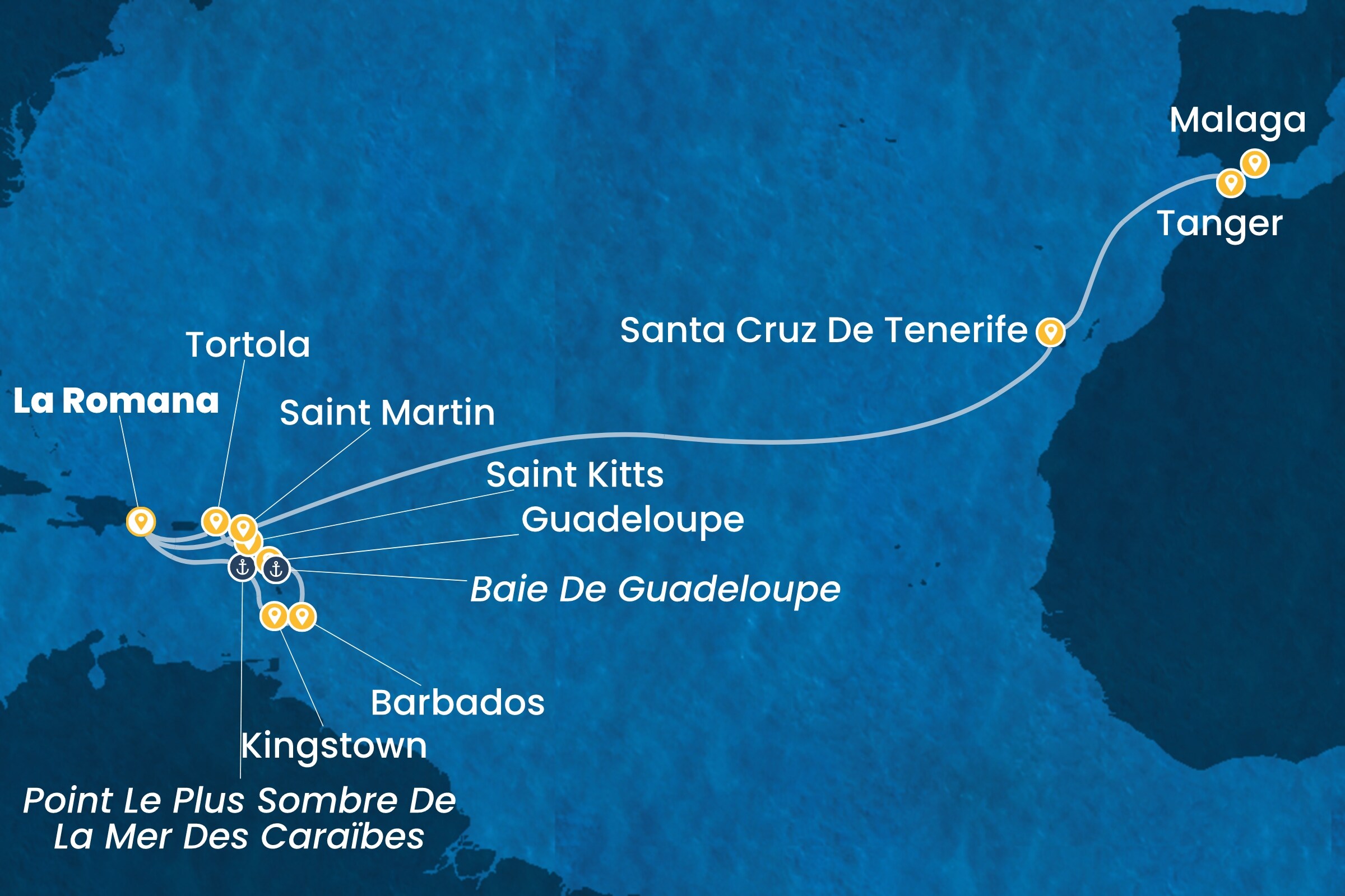 Carte de l’itinéraire