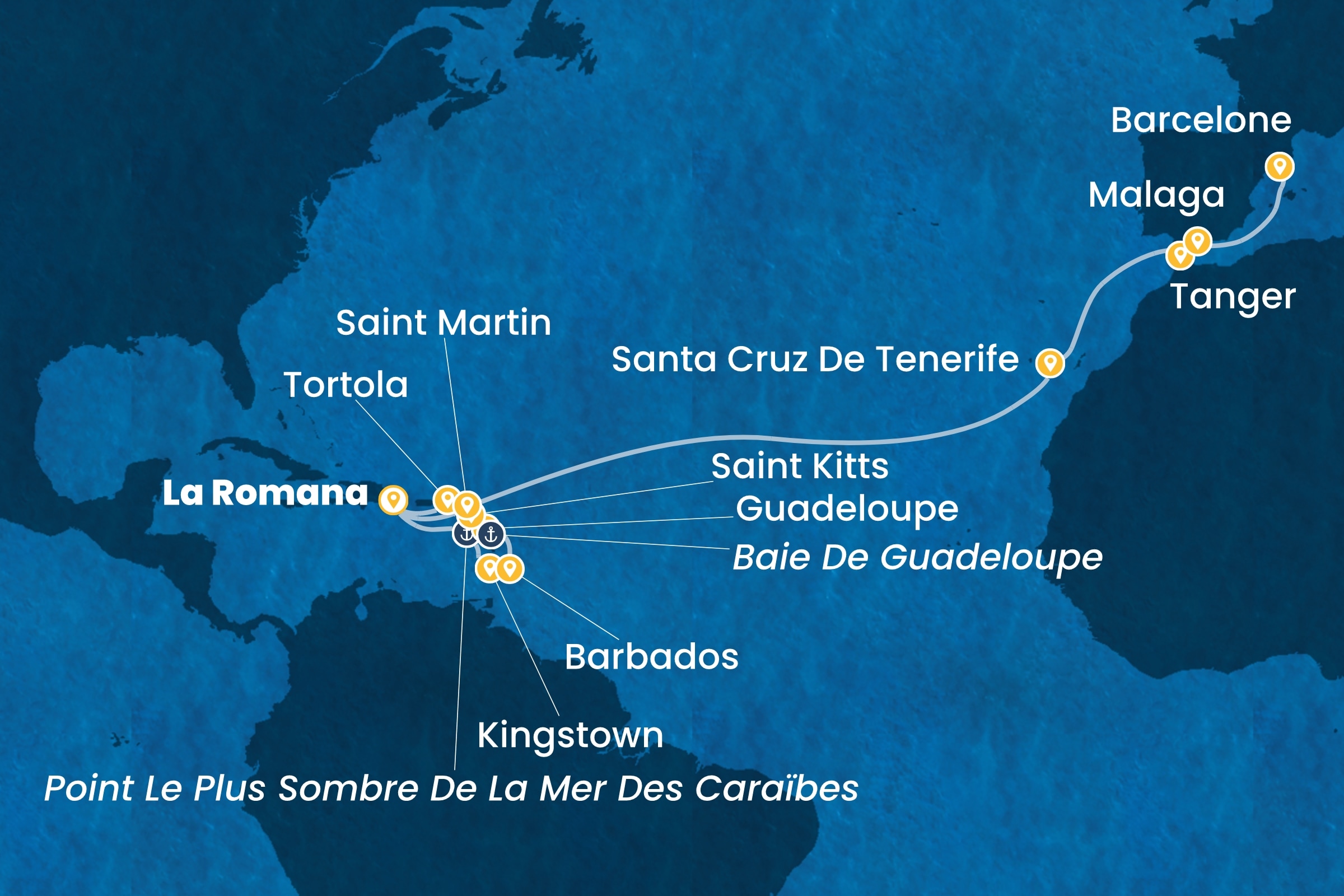 Carte de l’itinéraire