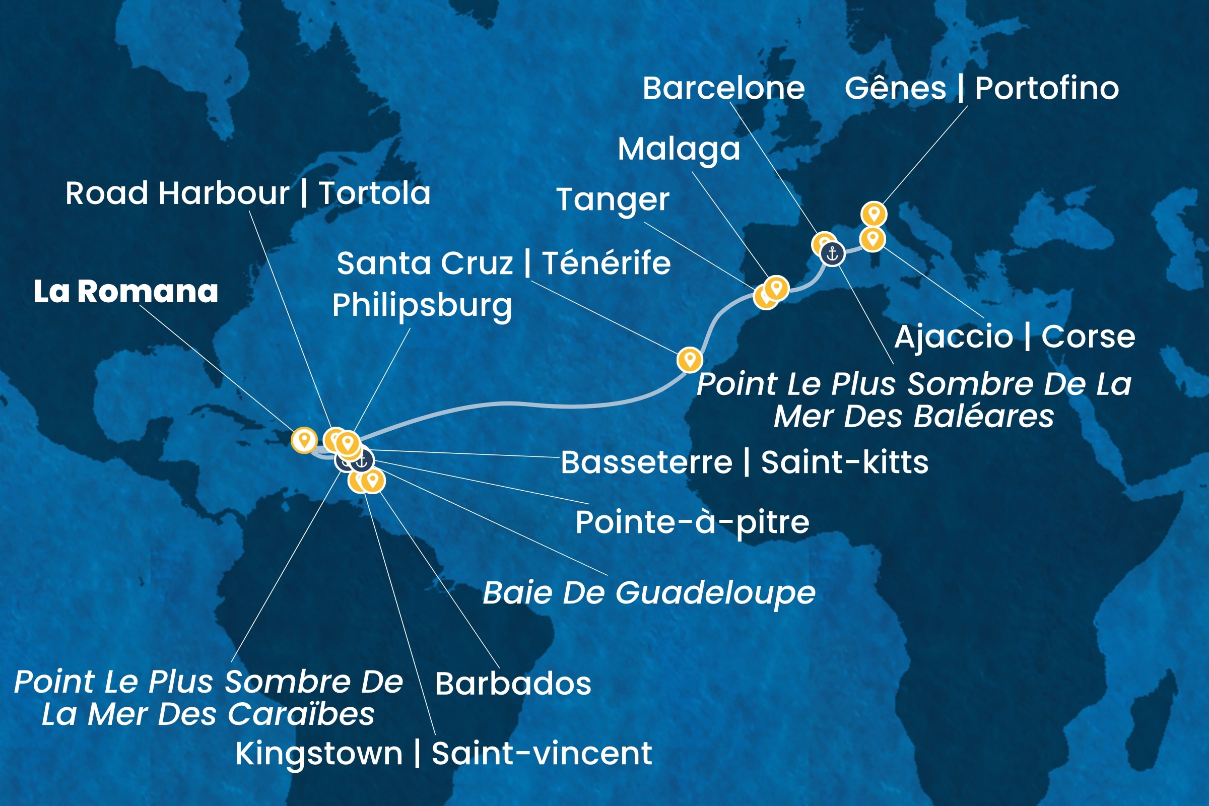 Carte de l’itinéraire