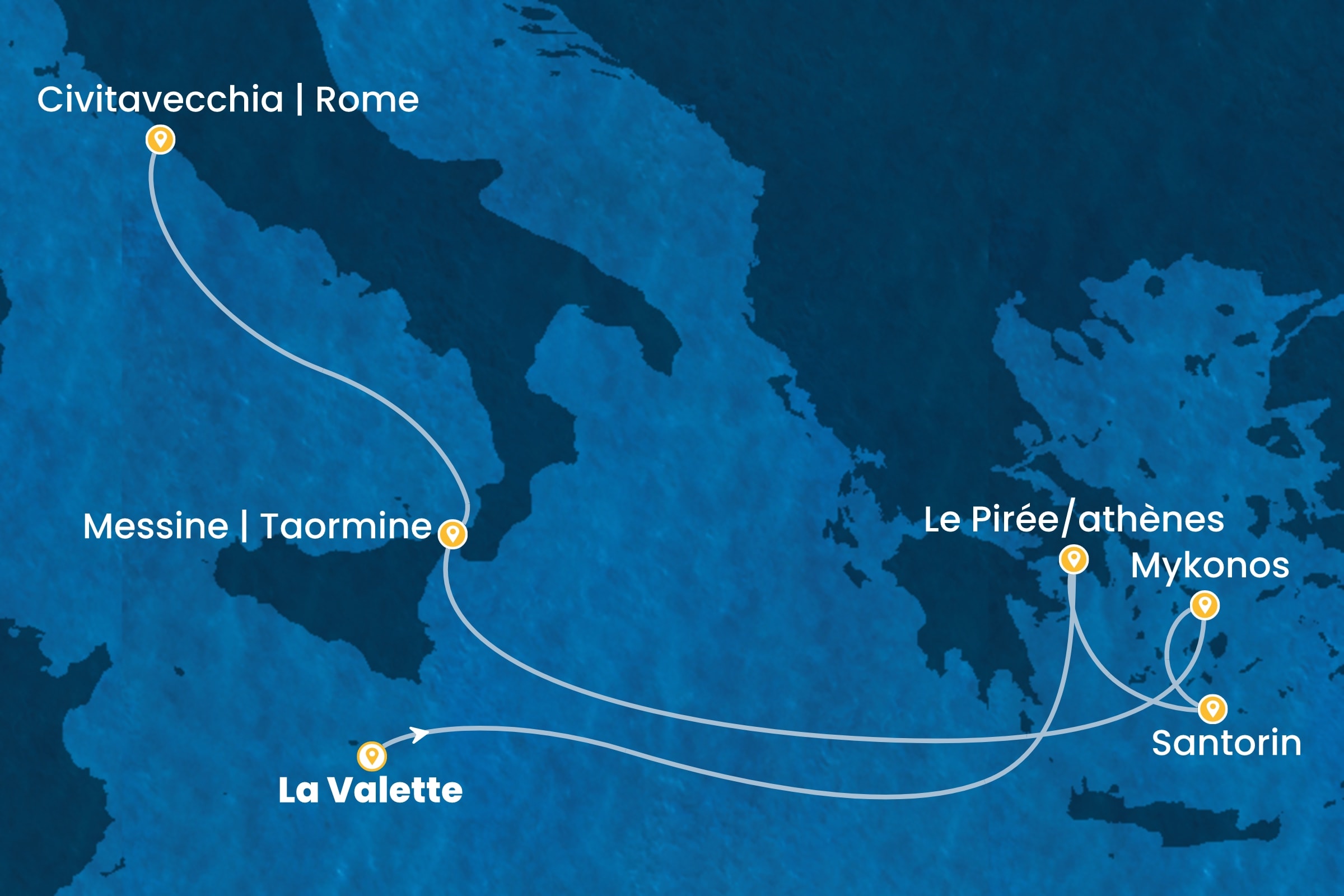 Carte de l’itinéraire