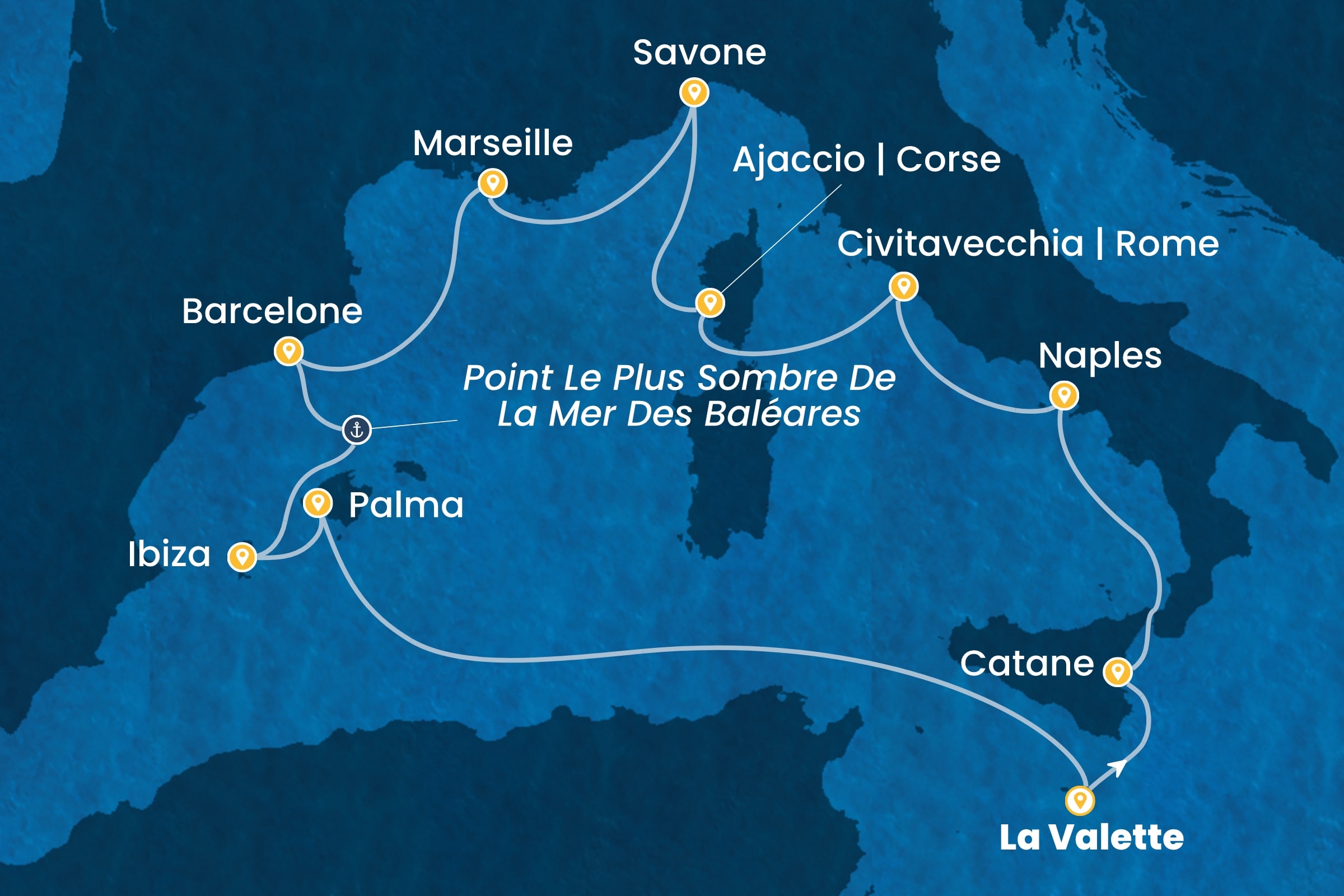 Carte de l’itinéraire