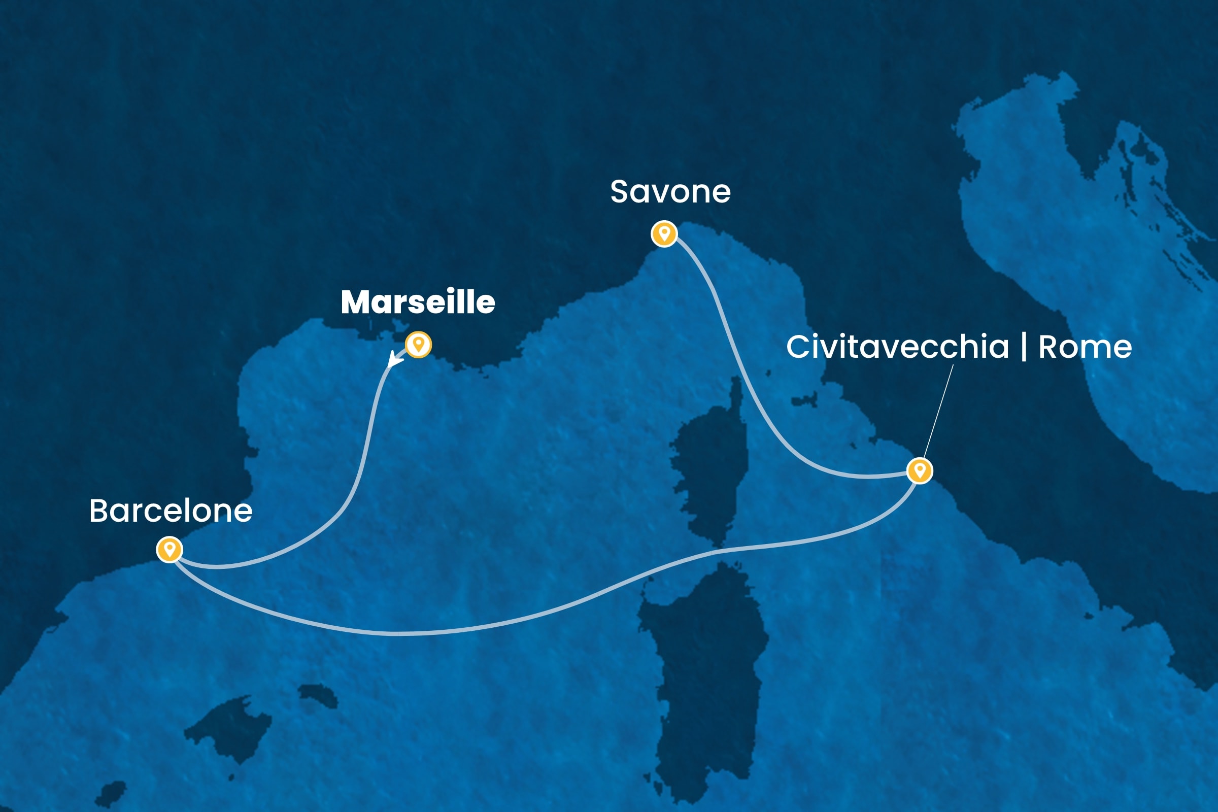 Carte de l’itinéraire