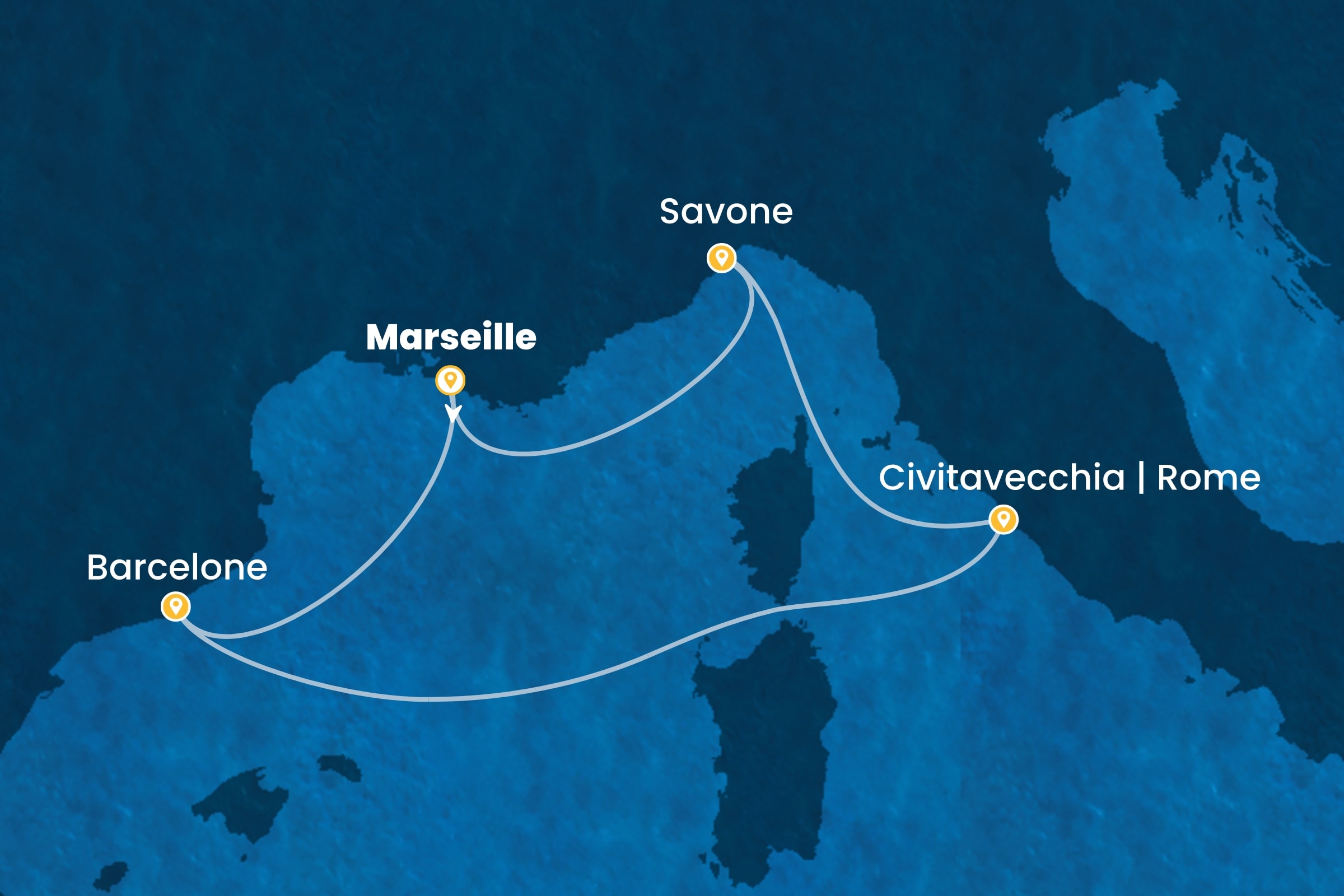 Carte de l’itinéraire