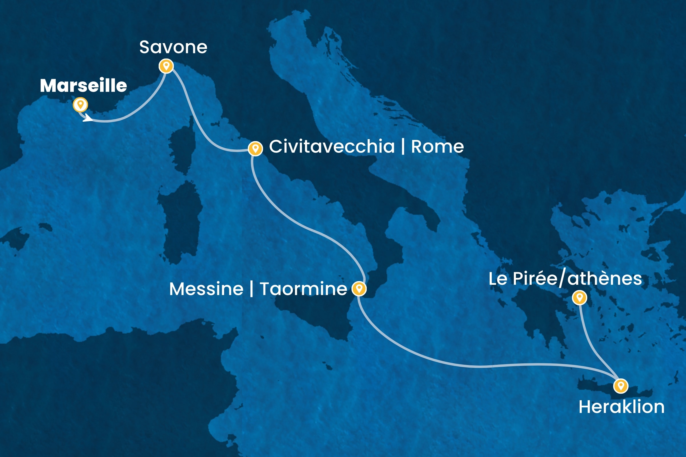Carte de l’itinéraire