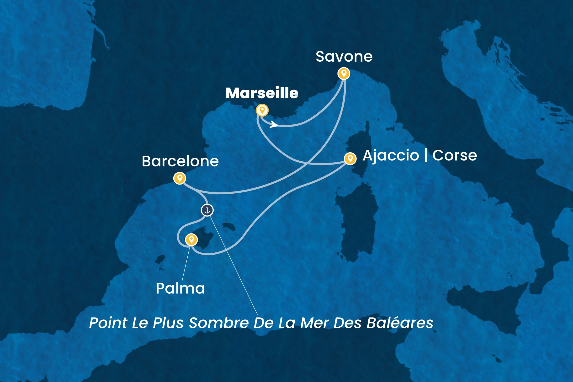Carte de l’itinéraire
