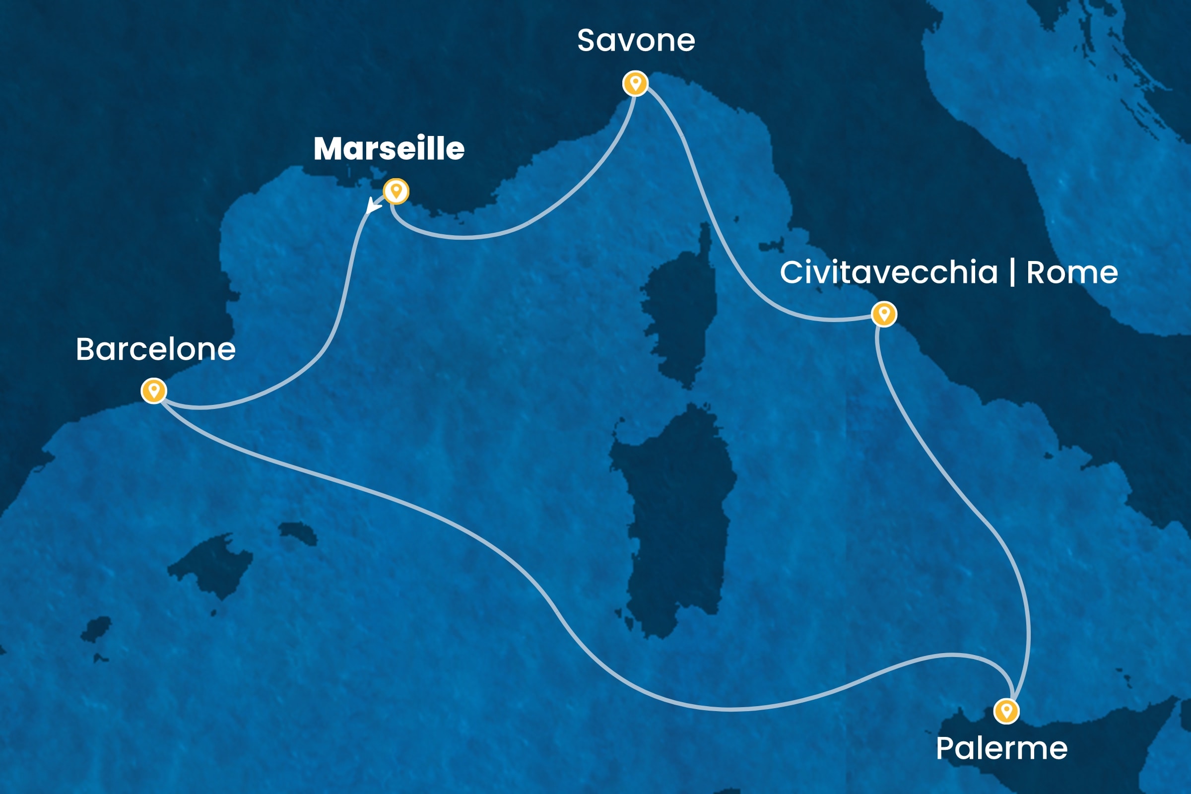 Carte de l’itinéraire