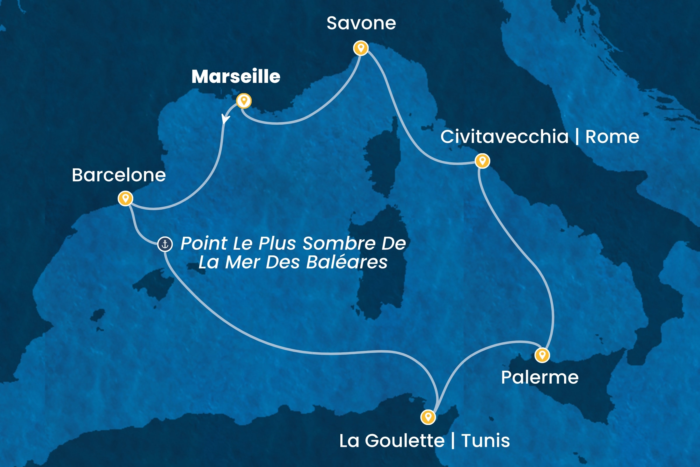 Carte de l’itinéraire