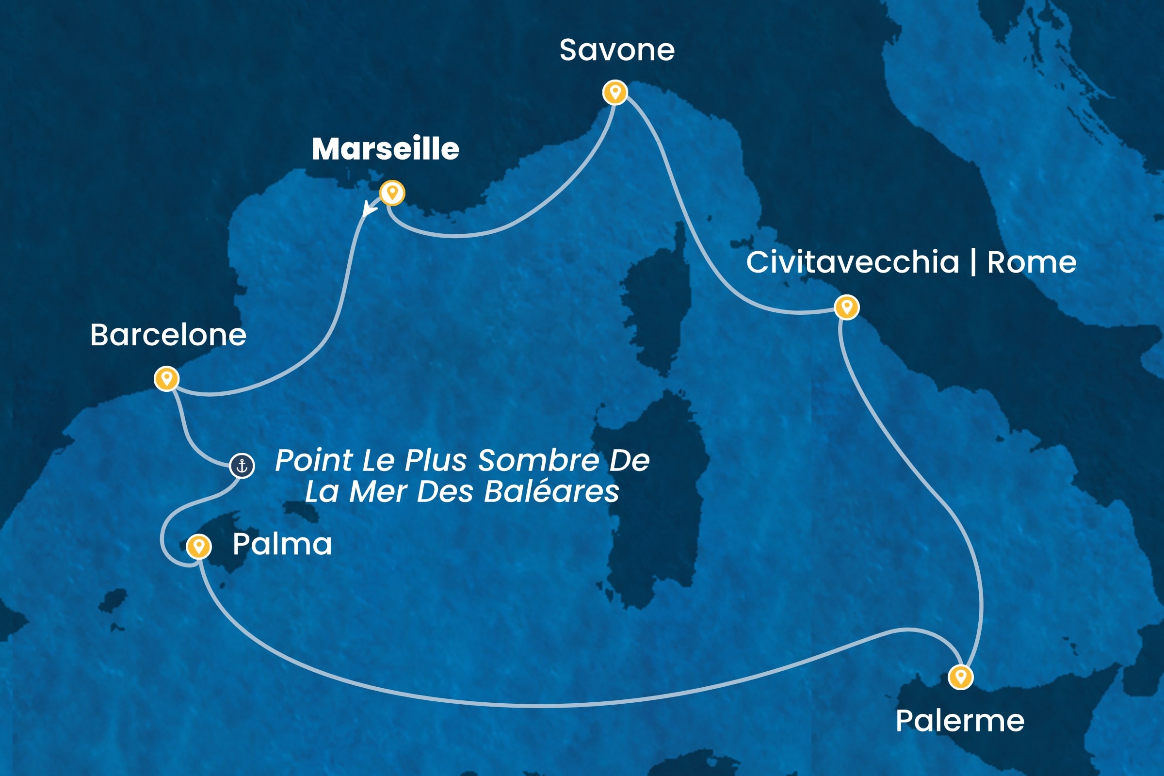 Carte de l’itinéraire