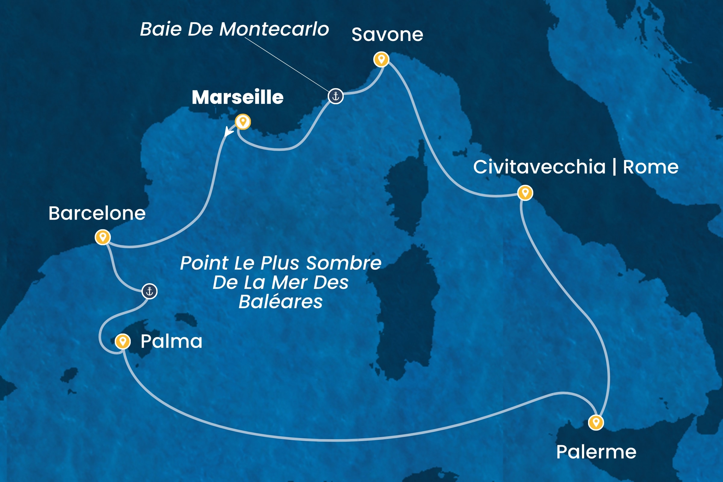 Carte de l’itinéraire