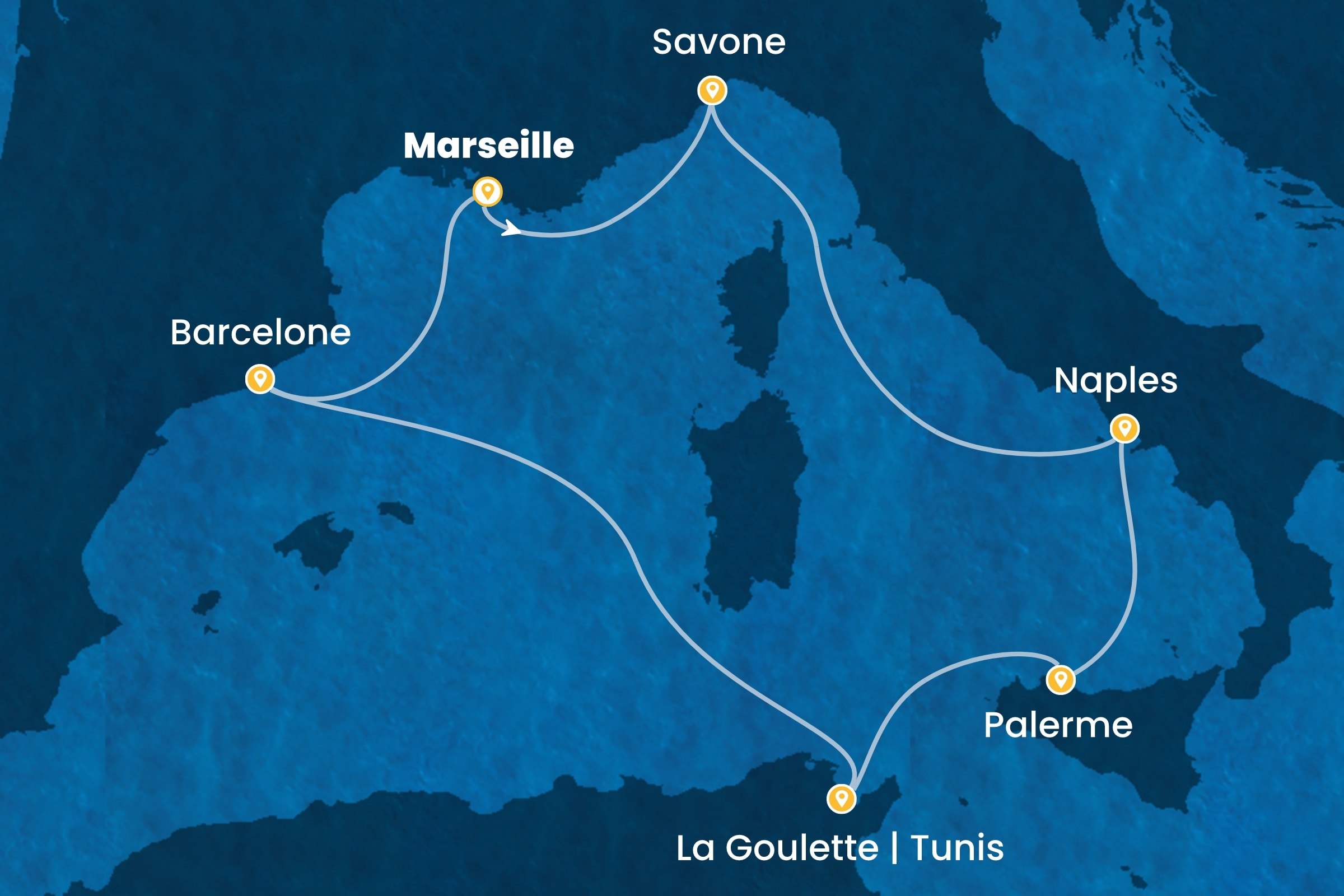 Carte de l’itinéraire