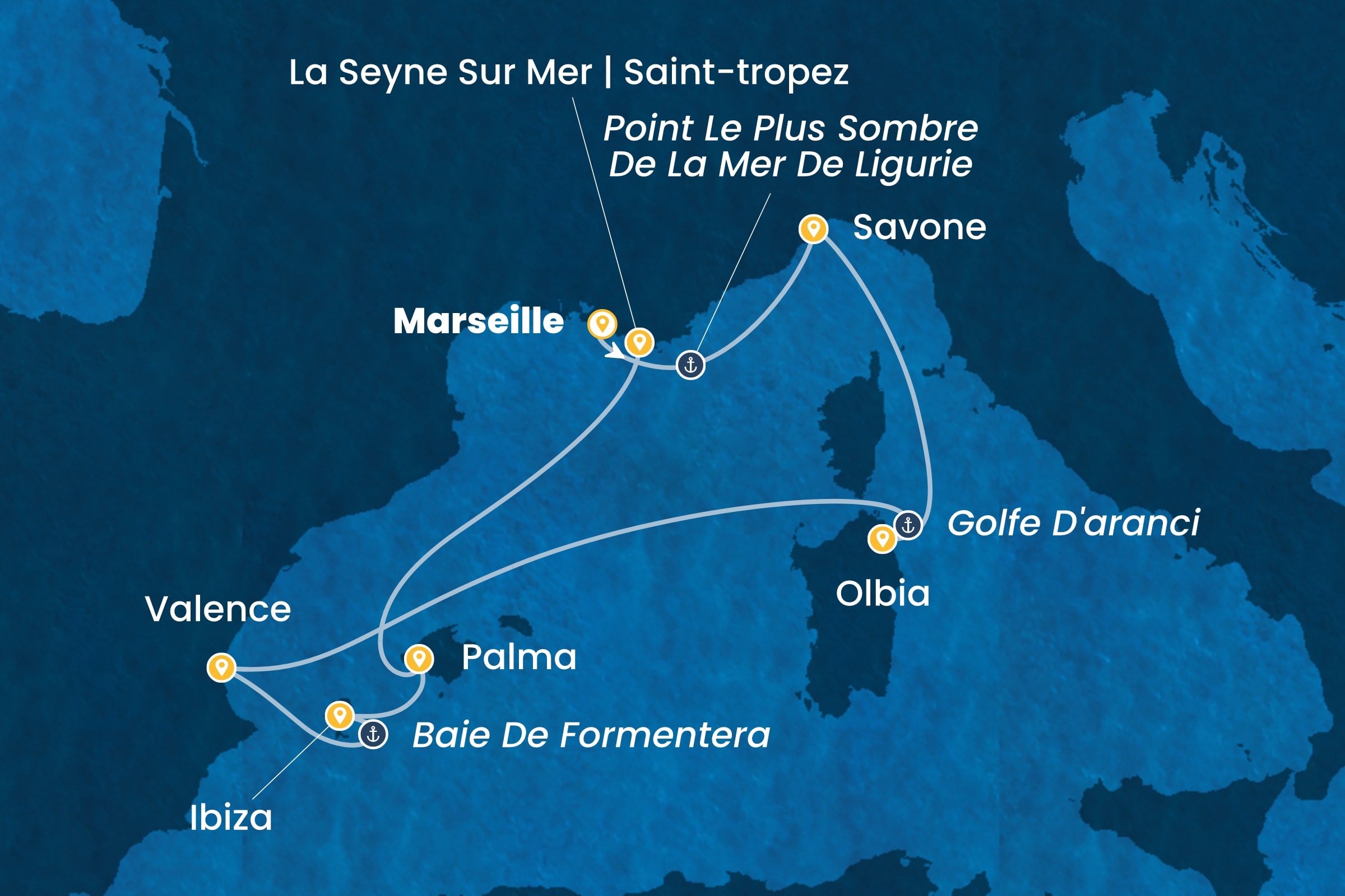Carte de l’itinéraire