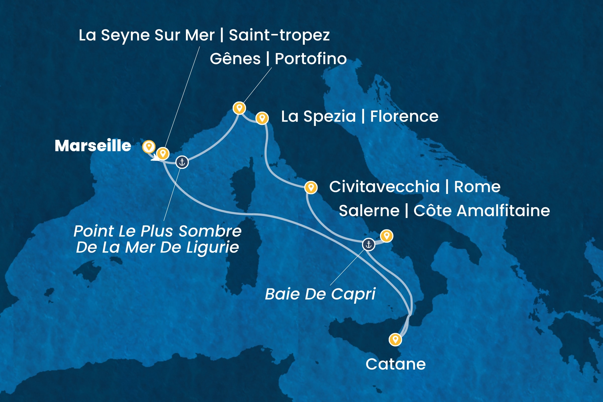 Carte de l’itinéraire