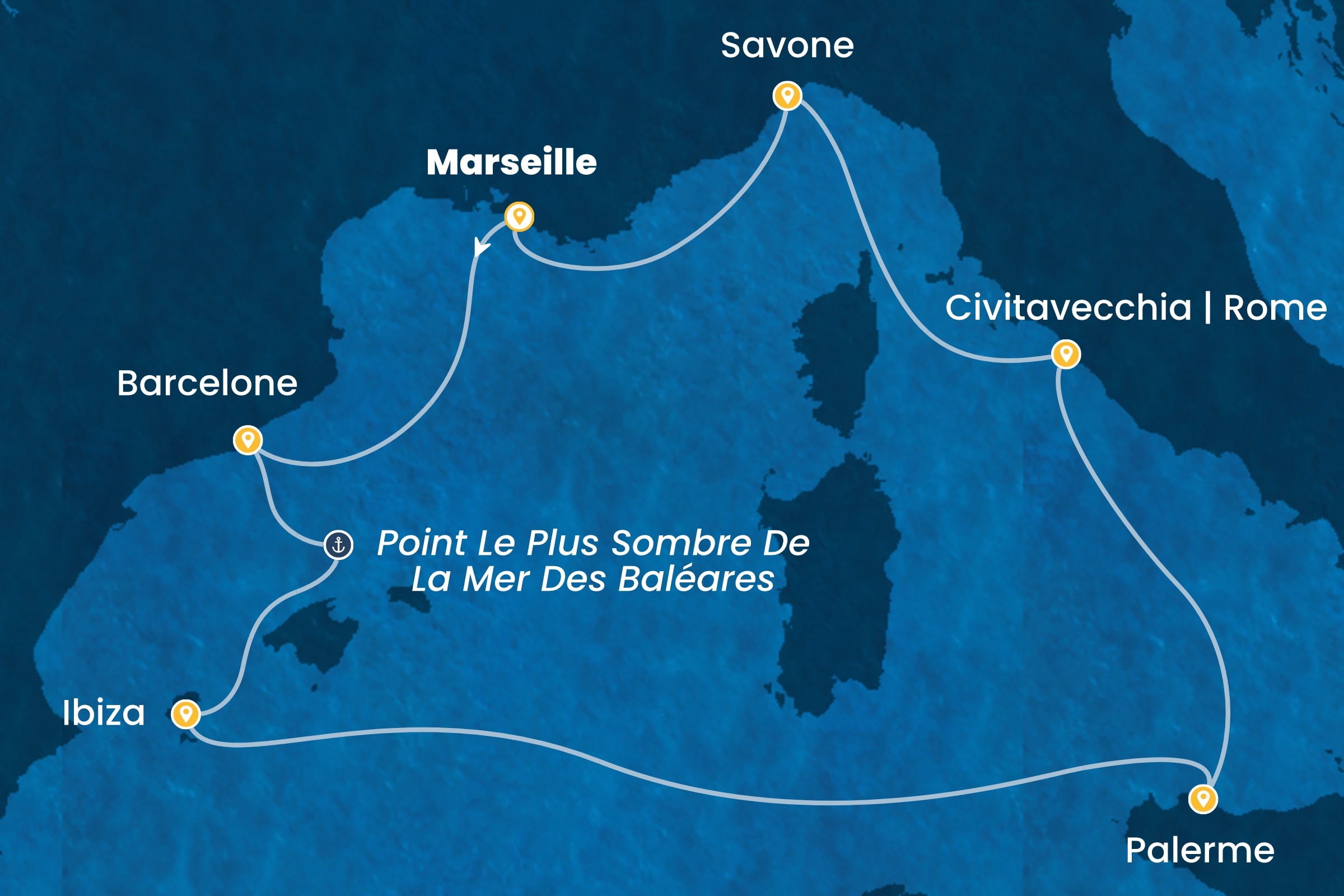 Carte de l’itinéraire