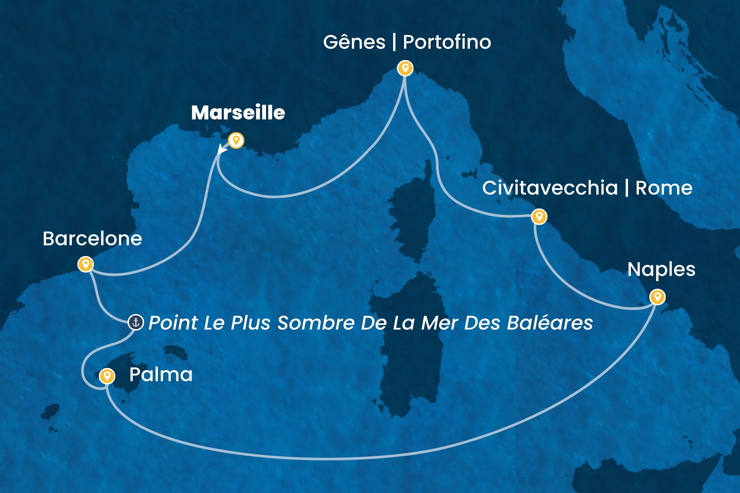 Carte de l’itinéraire