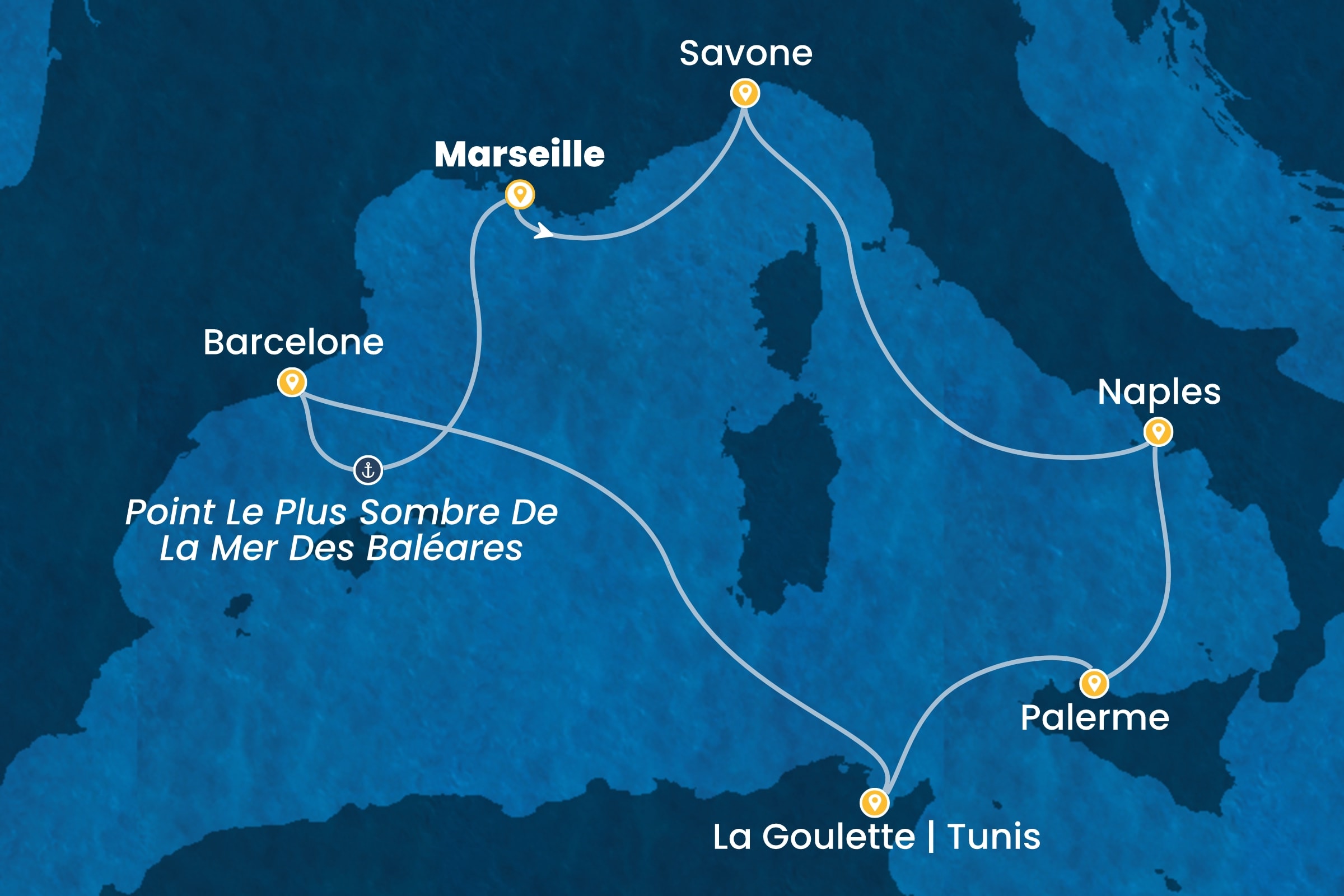 Carte de l’itinéraire