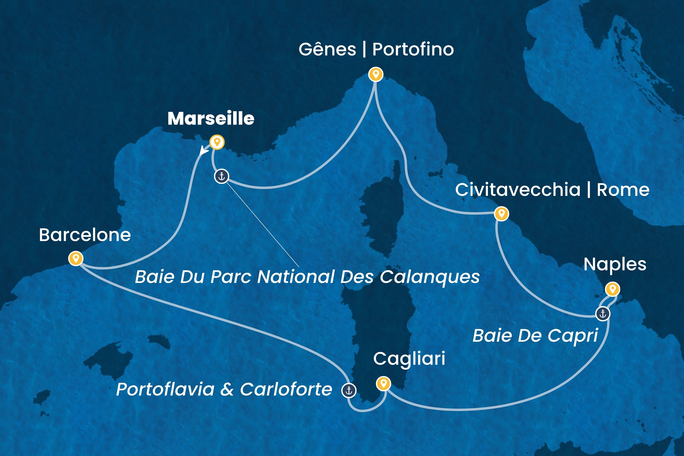Carte de l’itinéraire