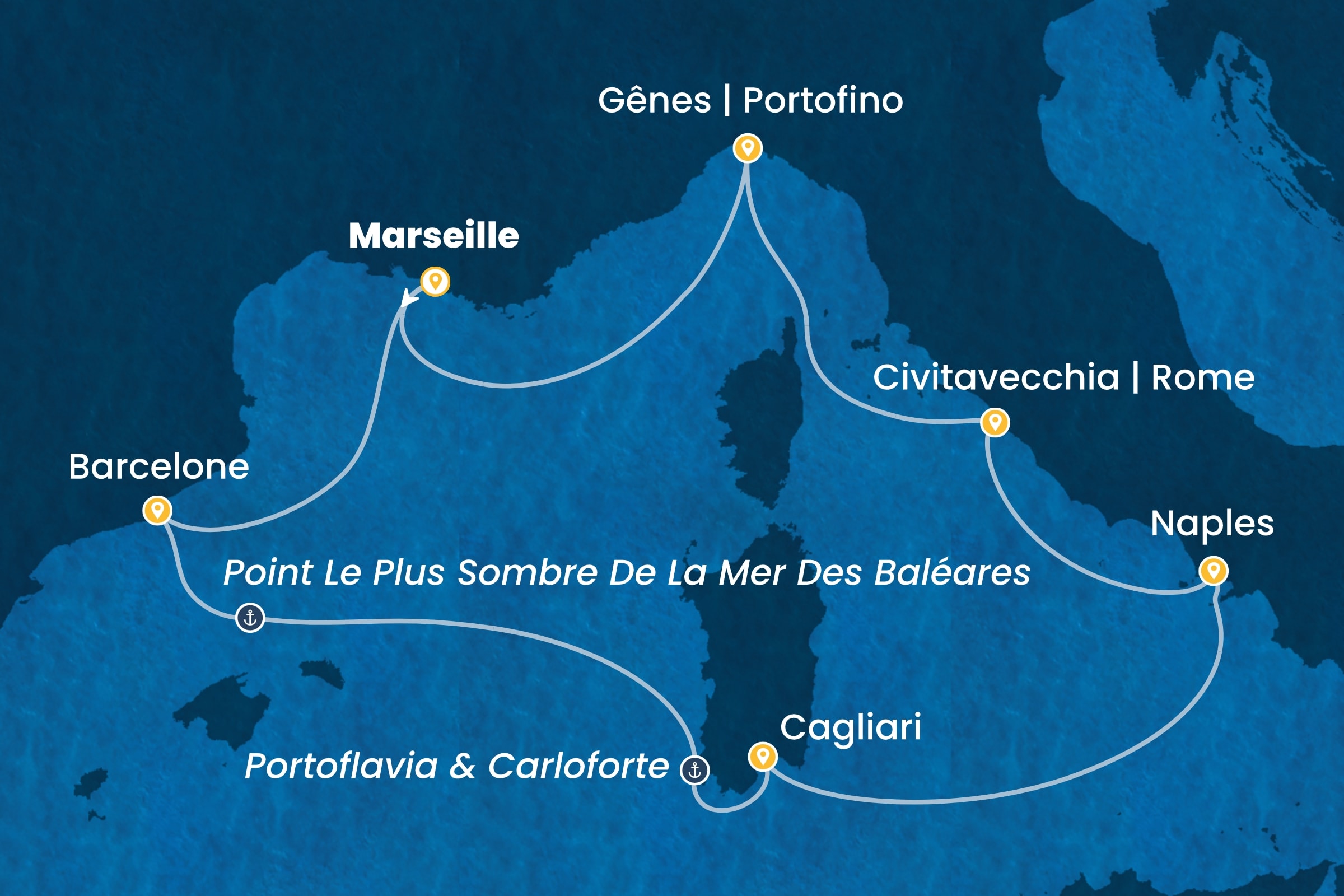 Carte de l’itinéraire