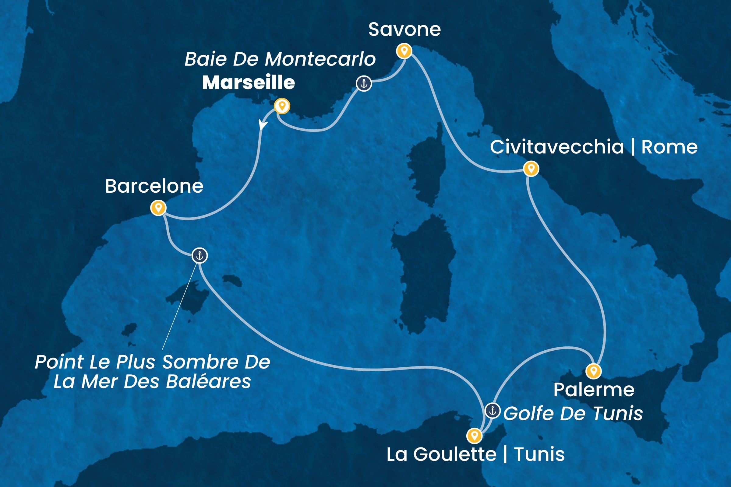 Carte de l’itinéraire
