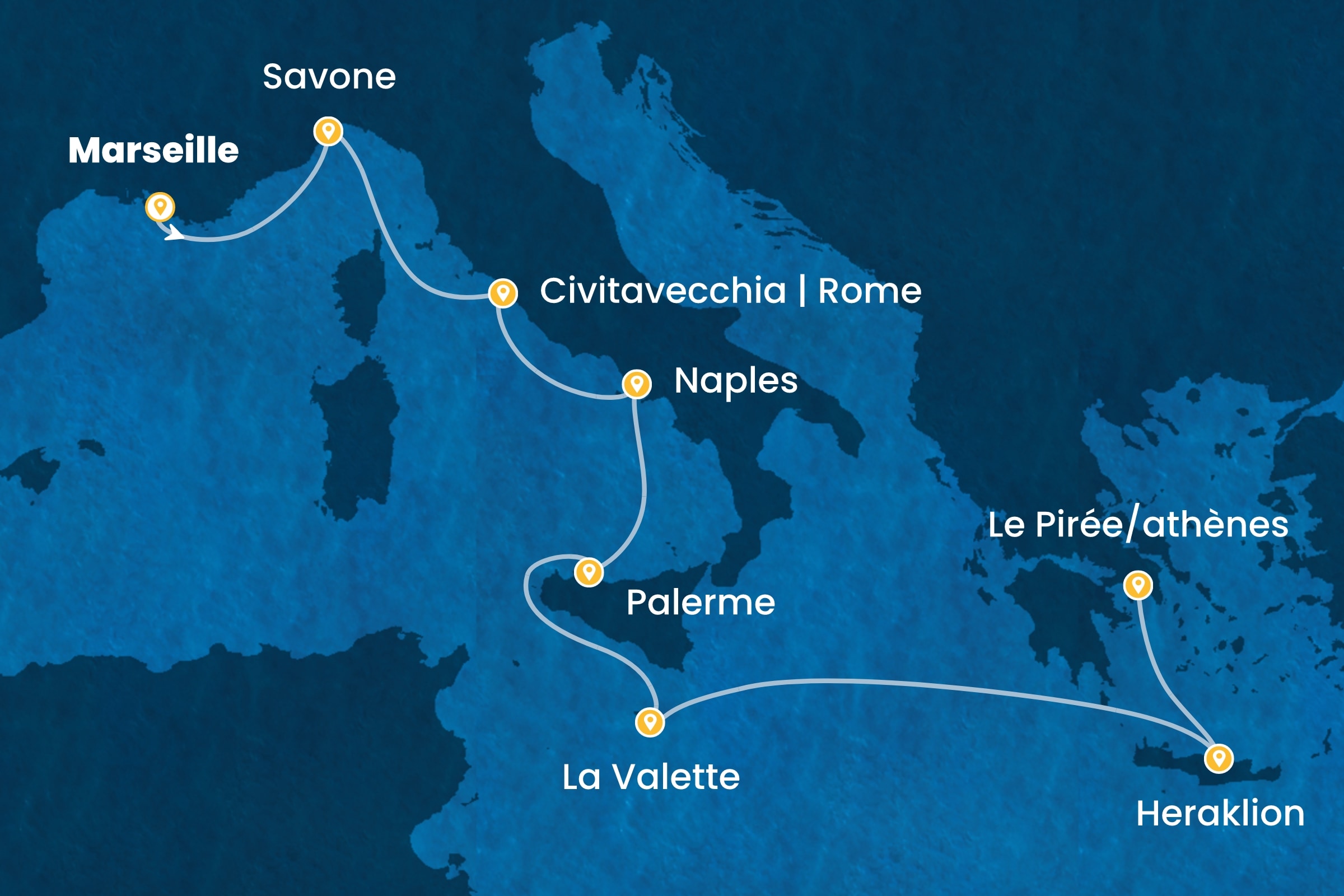 Carte de l’itinéraire