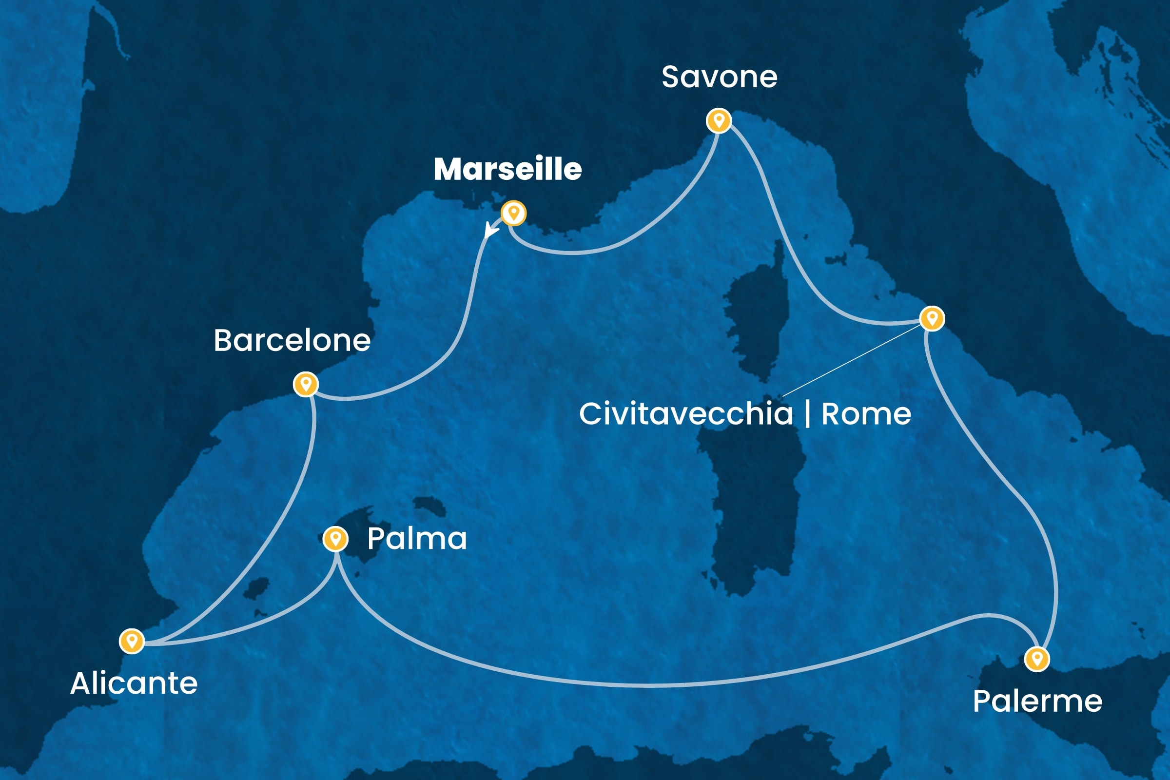Carte de l’itinéraire