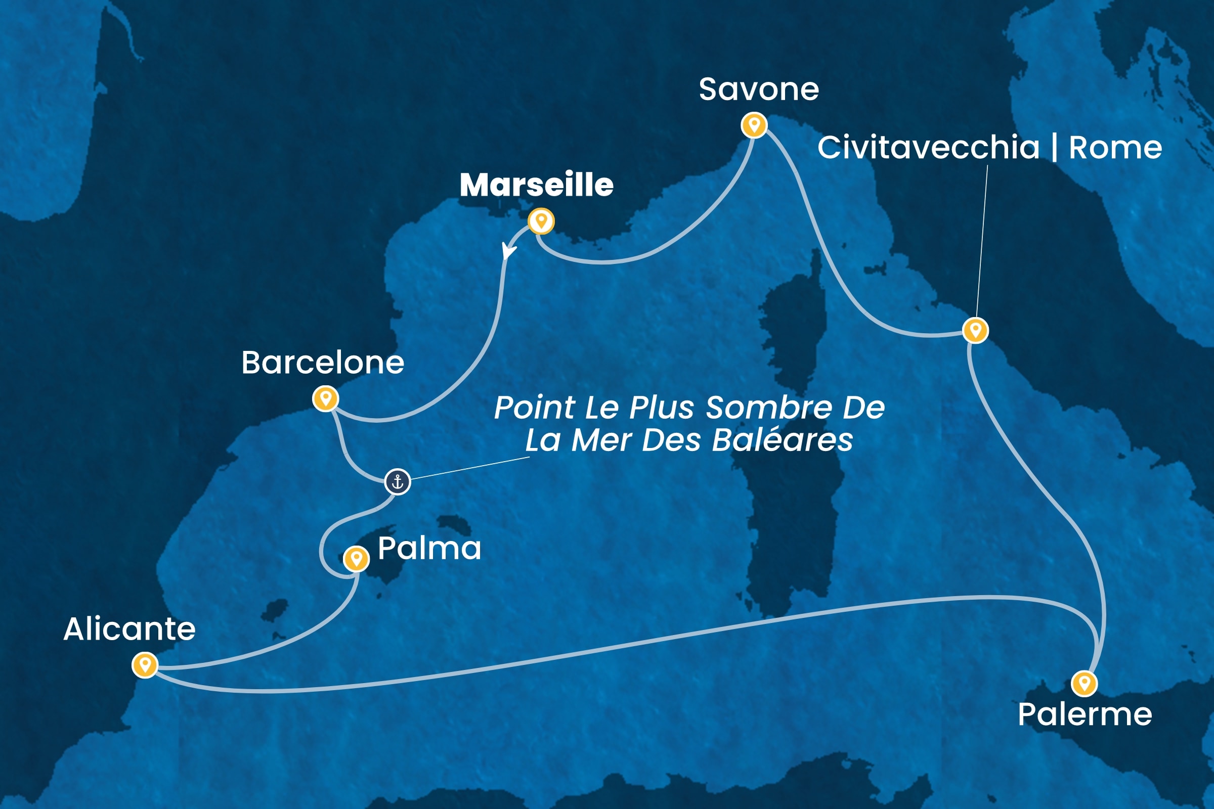 Carte de l’itinéraire