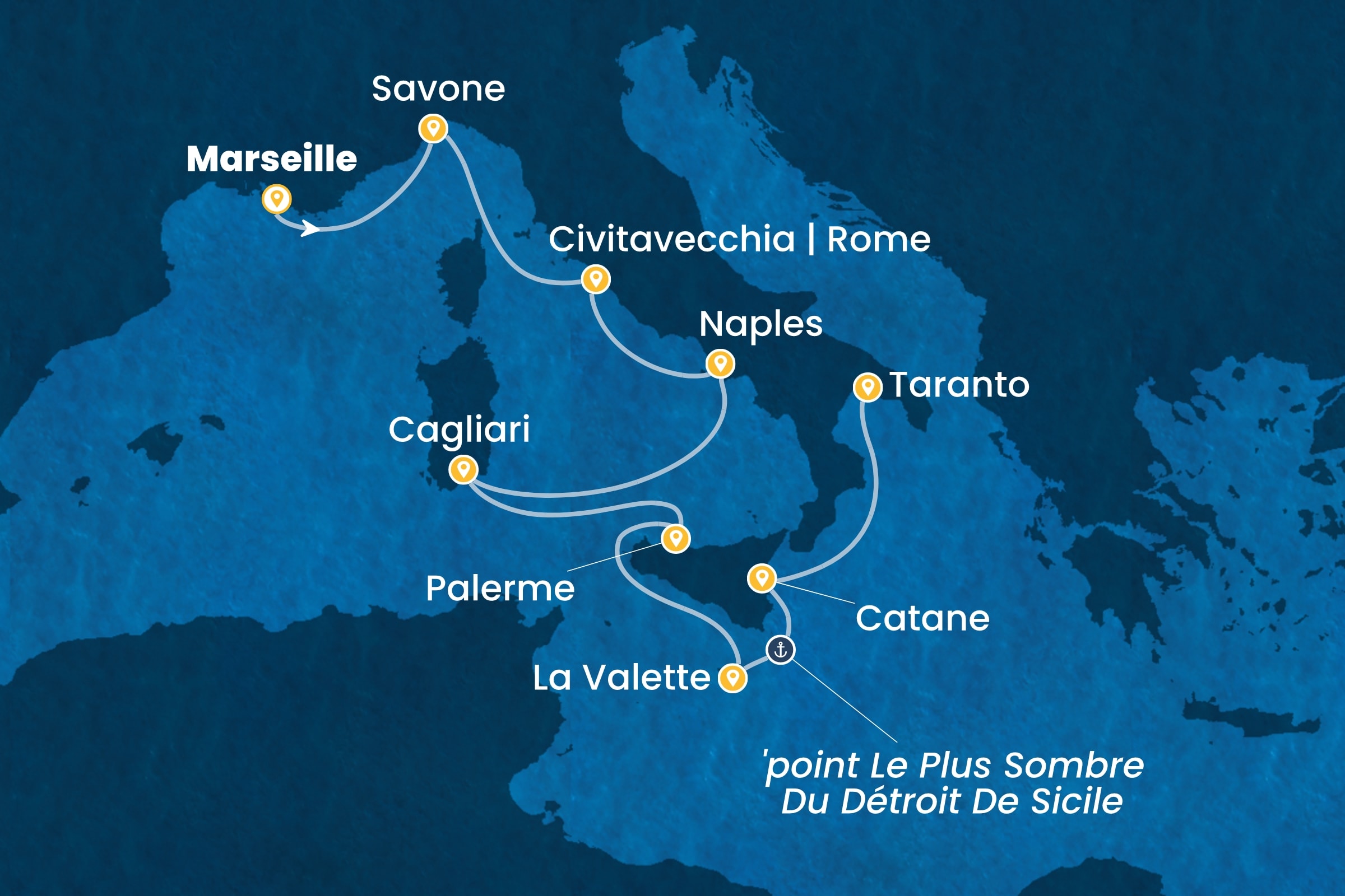 Carte de l’itinéraire
