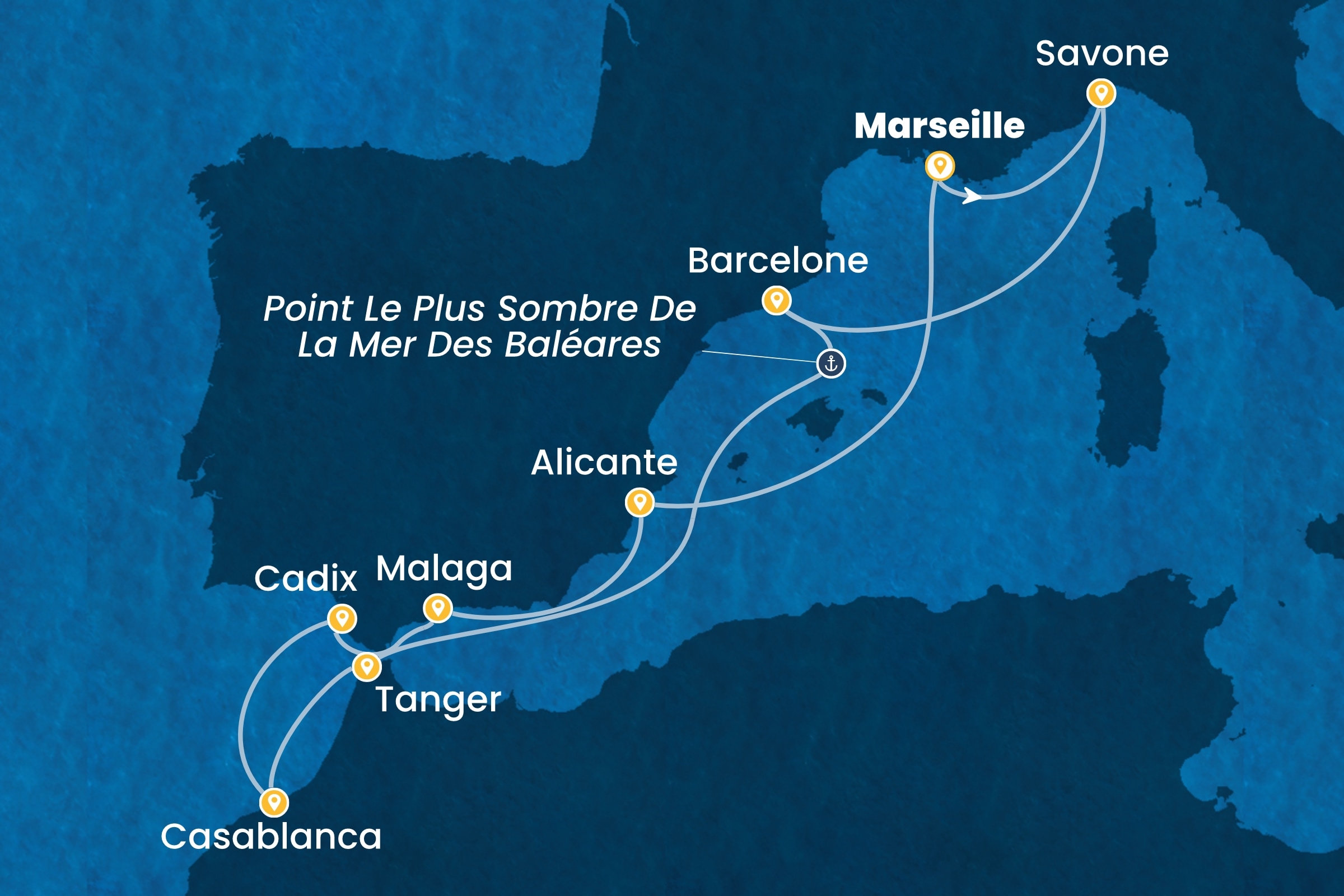Carte de l’itinéraire